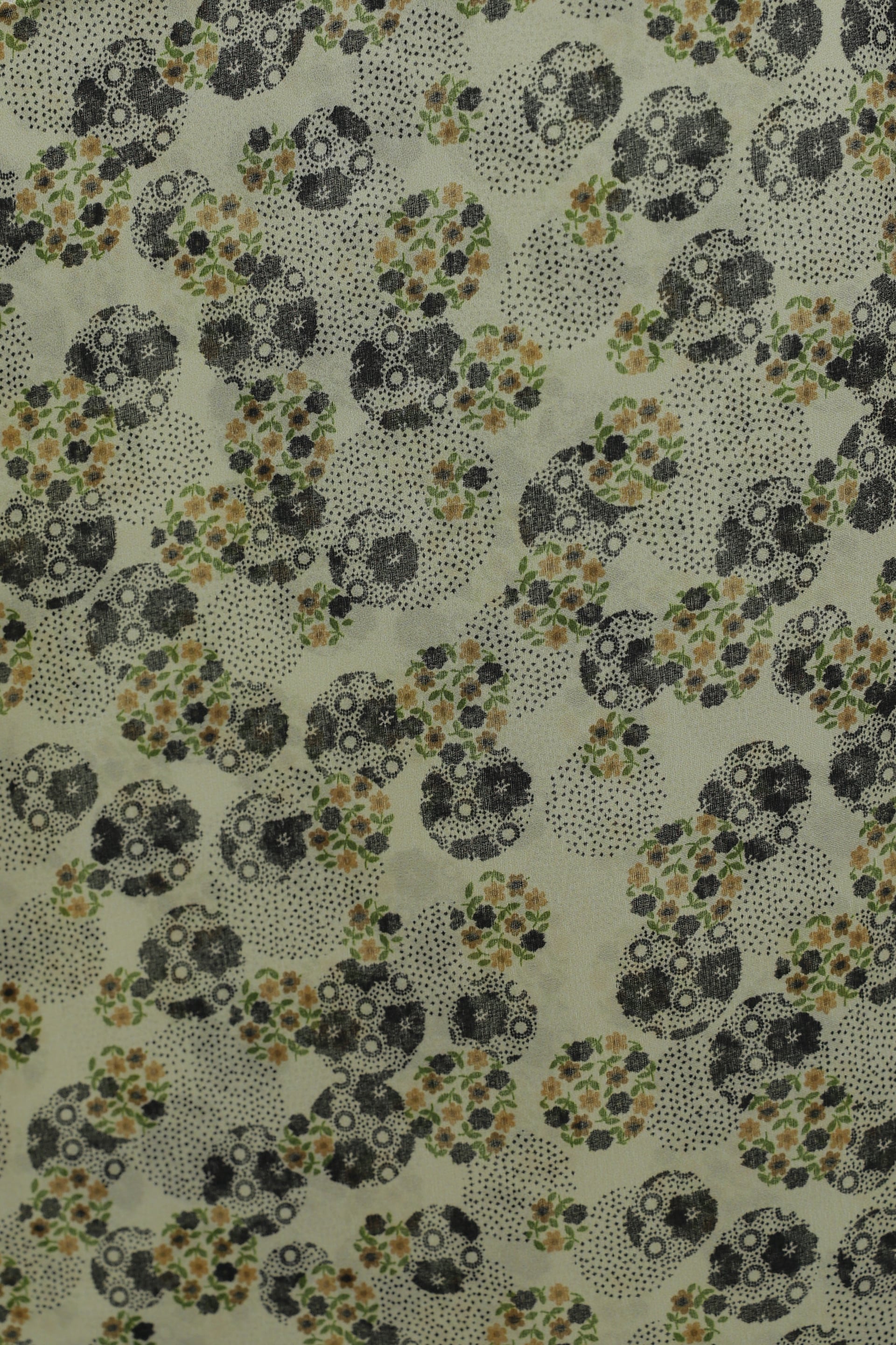Crisp Floral Print Voile Scarf - Stone - Podyumplus - by Peralane - photo 3