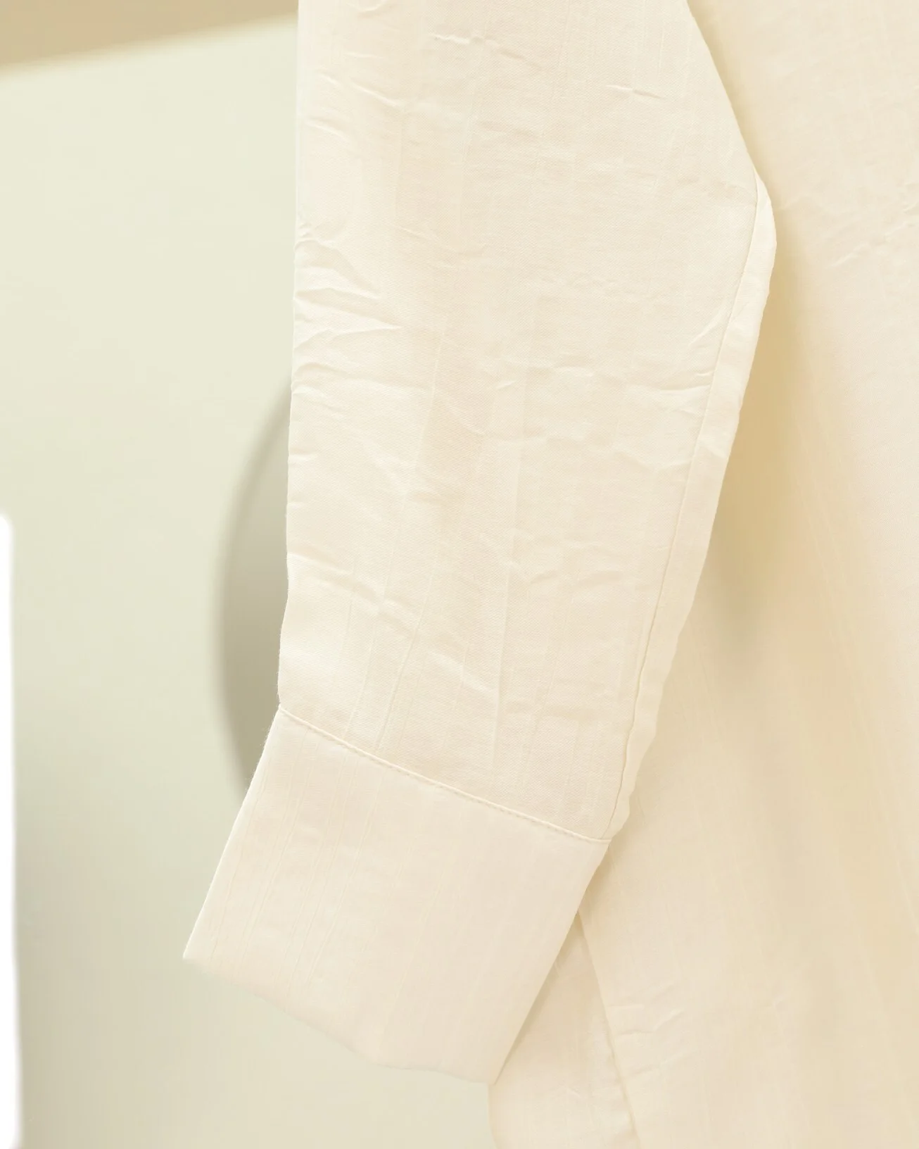 Beige Long Back Casual Shirt with Single Pocket - Podyumplus - by Peralane - photo 6