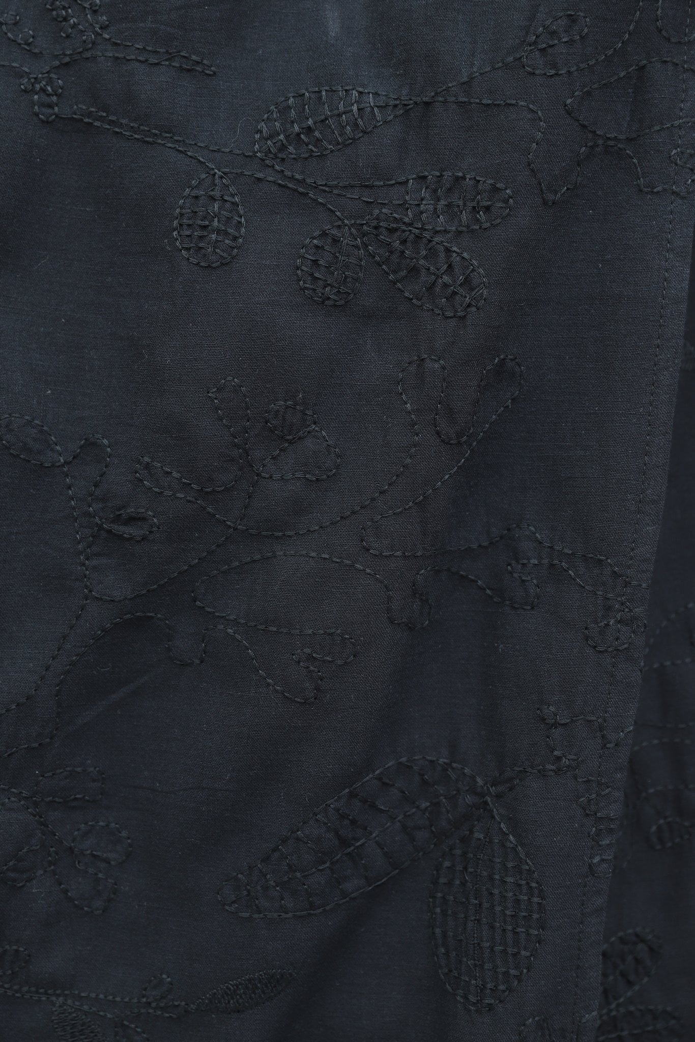 Black Wrap Maxi Skirt with Floral Jacquard Pattern - Podyumplus - by Peralane - photo 6