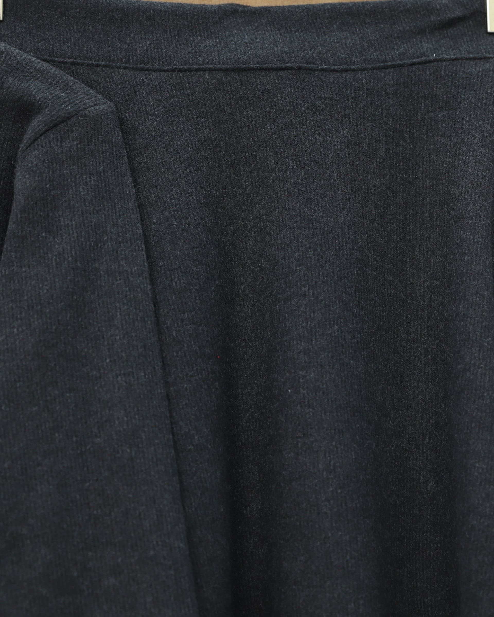 Leather Detail Button Front Skirt Suit in Anthracite - Podyumplus - by Peralane - photo 5