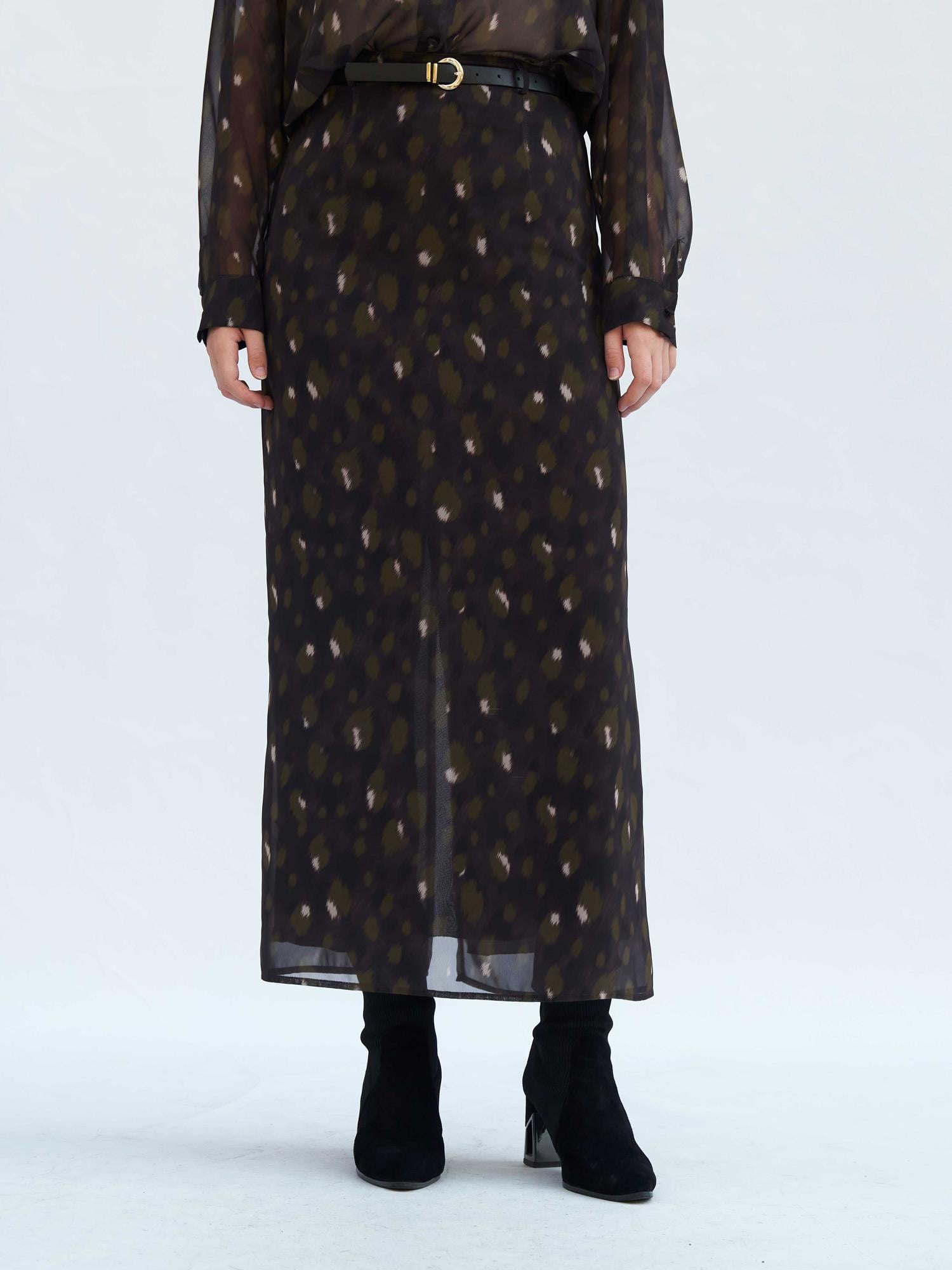 Women's Polka Dot Print Maxi Skirt - Set of 4 - Lefon - by Peralane - photo 10