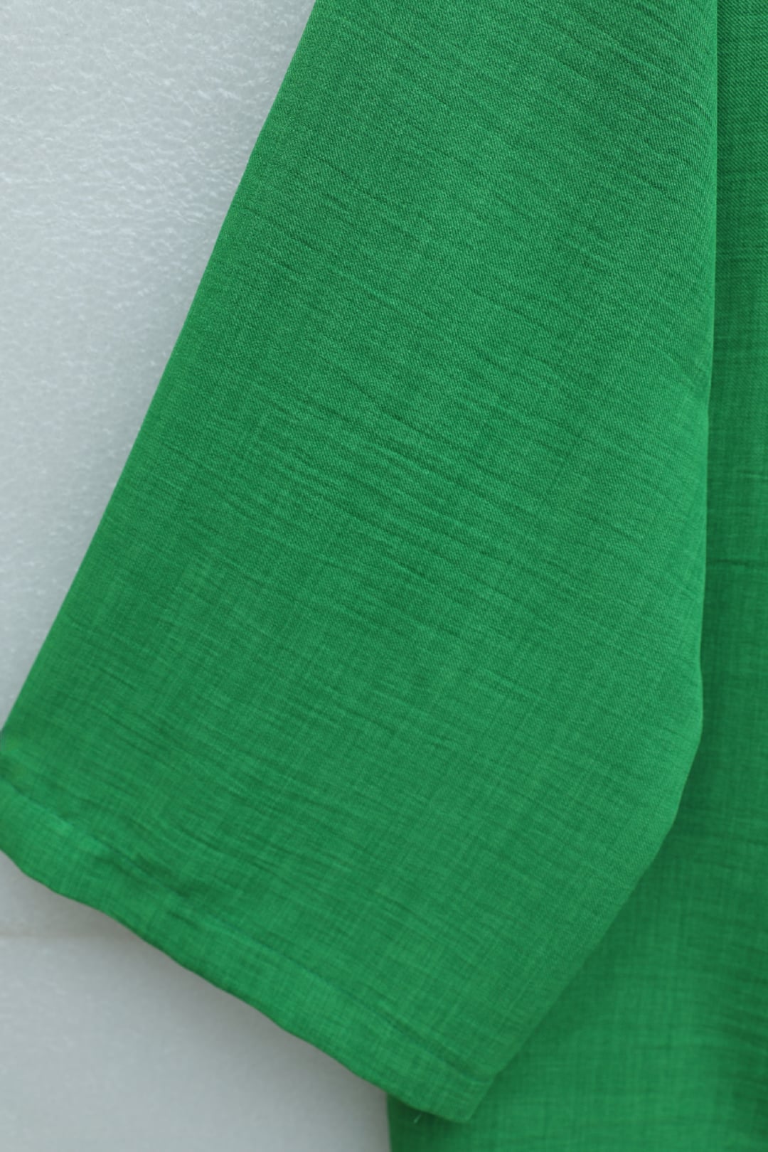Green Kimono and Wide-Leg Trouser Set with Tie Front - Podyumplus - by Peralane - photo 10