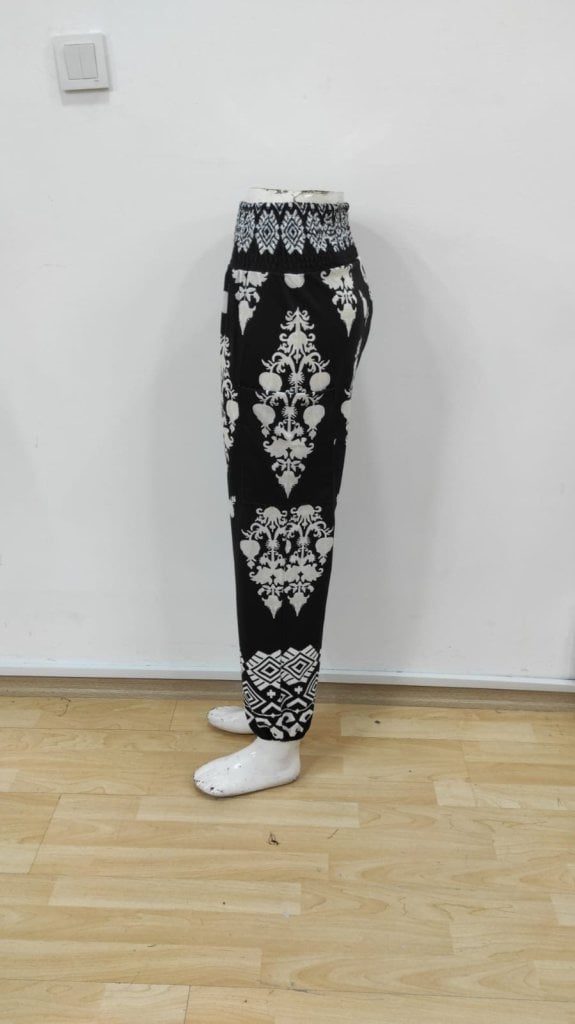 Women's High-Waist Patterned Elasticated Suprem Trousers - Janes - by Peralane - photo 5
