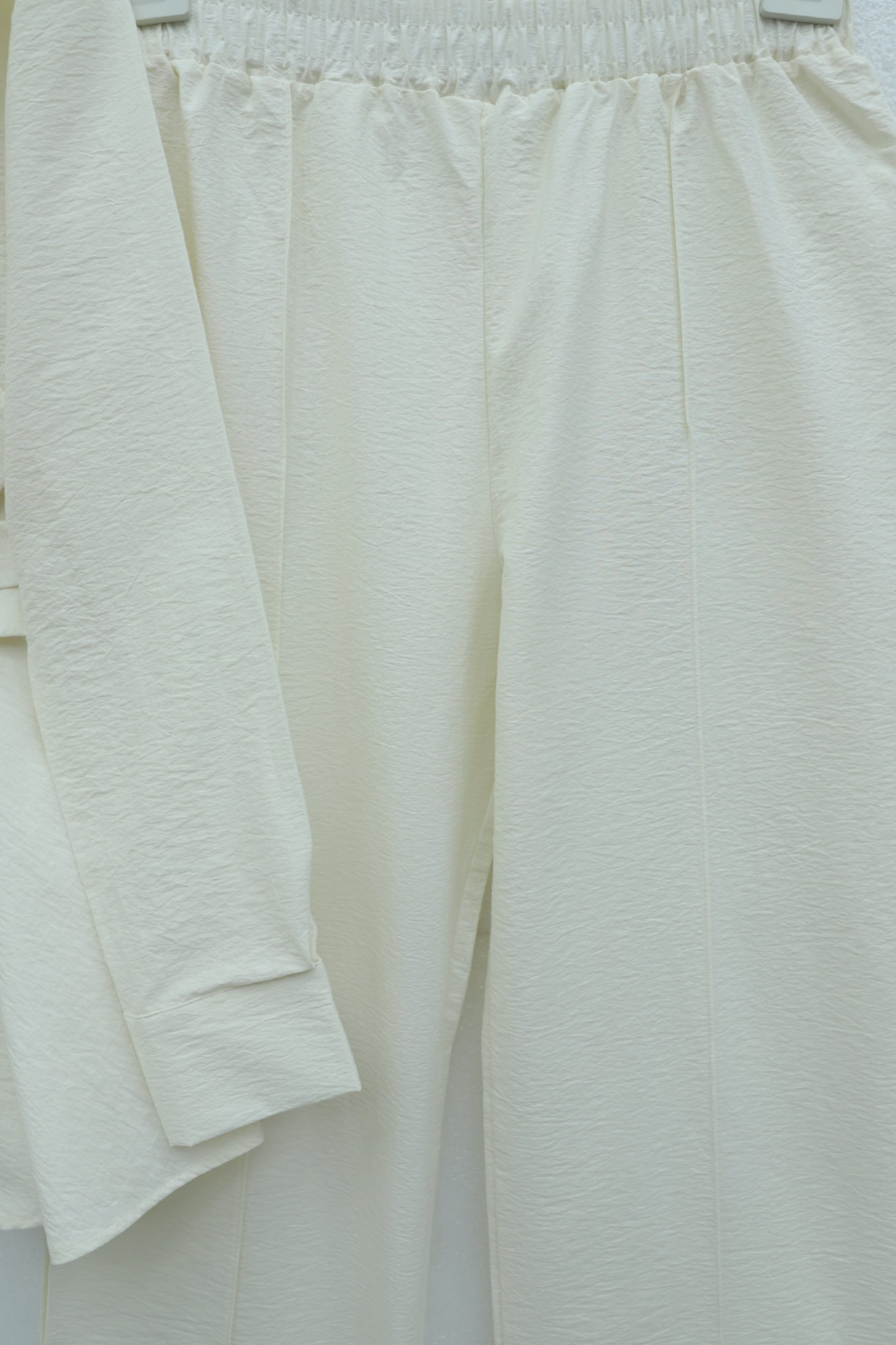 Belted Bow Detail Trousers Co-ord Set in Ecru - Podyumplus - by Peralane - photo 5