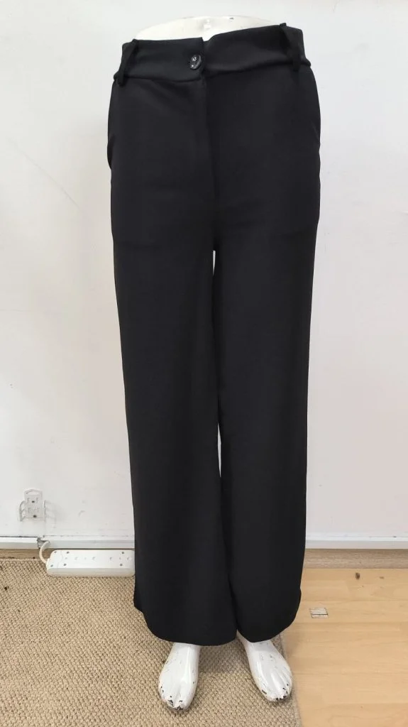Women's High-Waist Wide-Leg Imported Crepe Trousers - Janes - by Peralane - photo 4