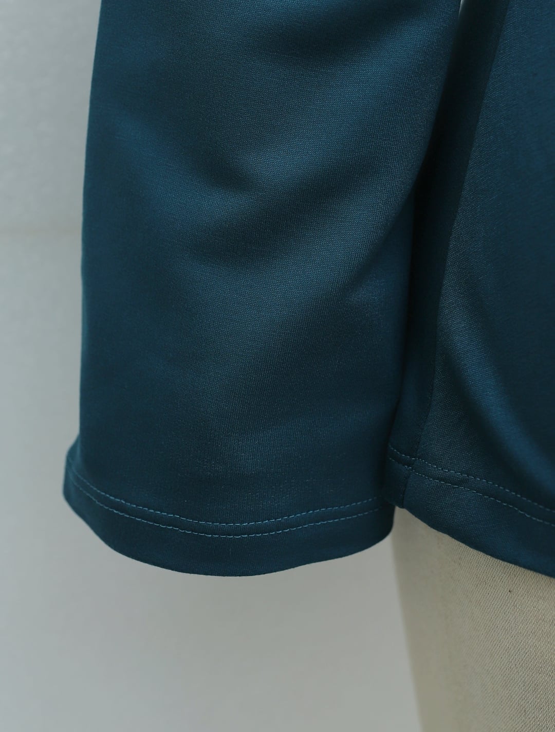 Petrol Asymmetric Drawstring Jersey Sweatshirt - Podyumplus - by Peralane - photo 6