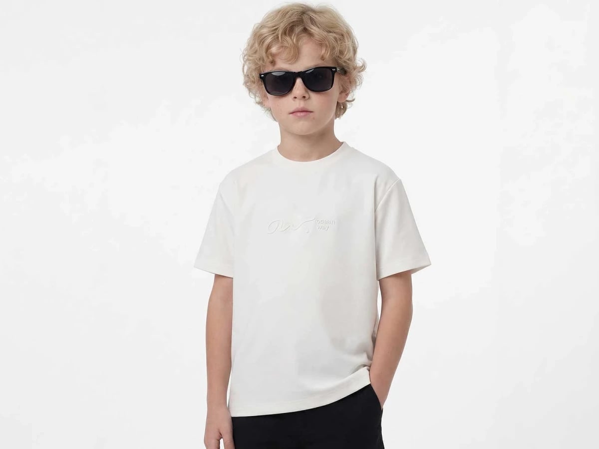 Ocean Way Printed Boys T-Shirt - White - Civilti - by Peralane