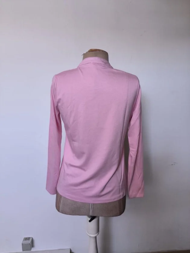 Women's Long Sleeve High Neck Knotted Modal Blouse - Janes - by Peralane - photo 6
