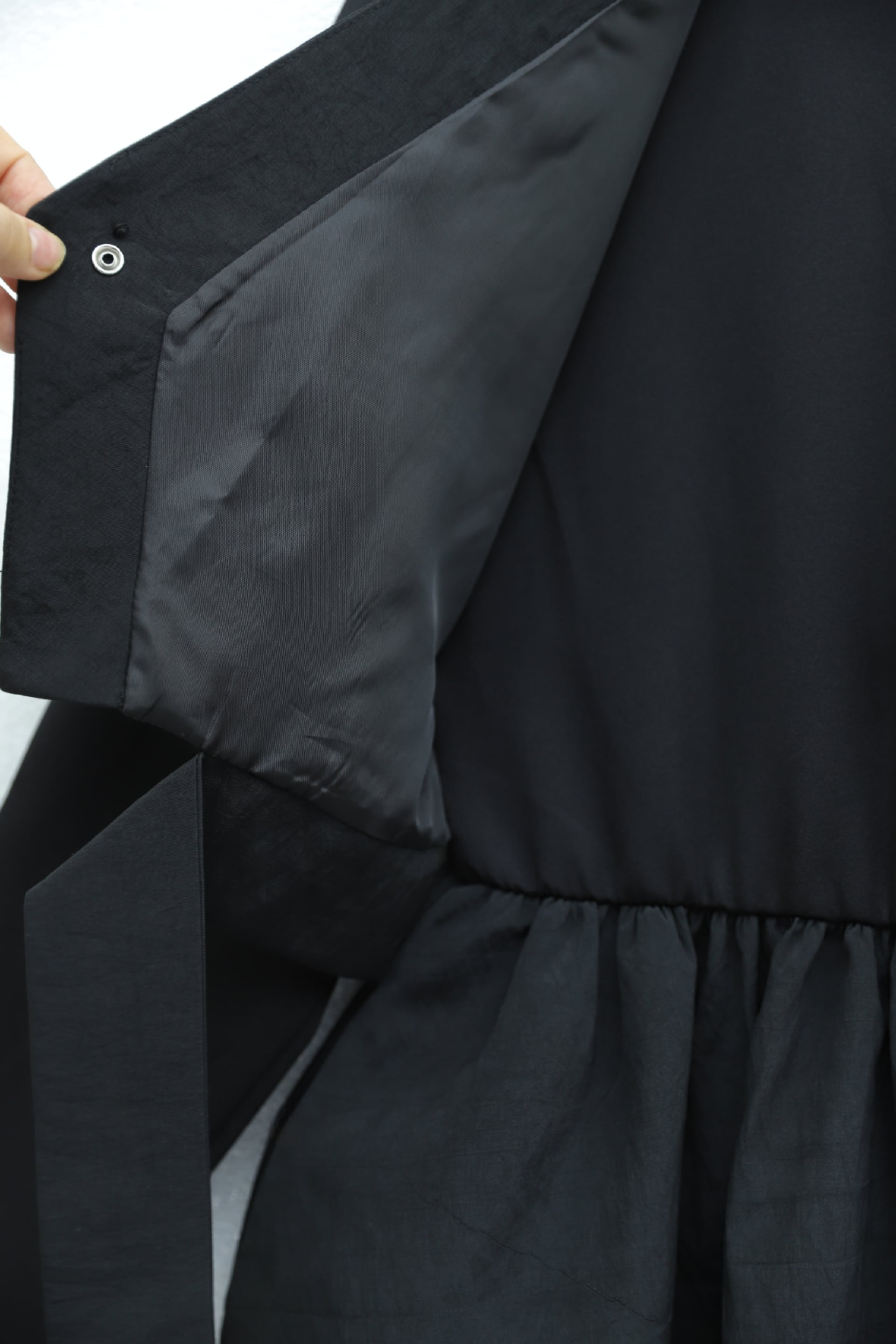 Black Self-Tie Belted Vest Detail Dress - Podyumplus - by Peralane - photo 8