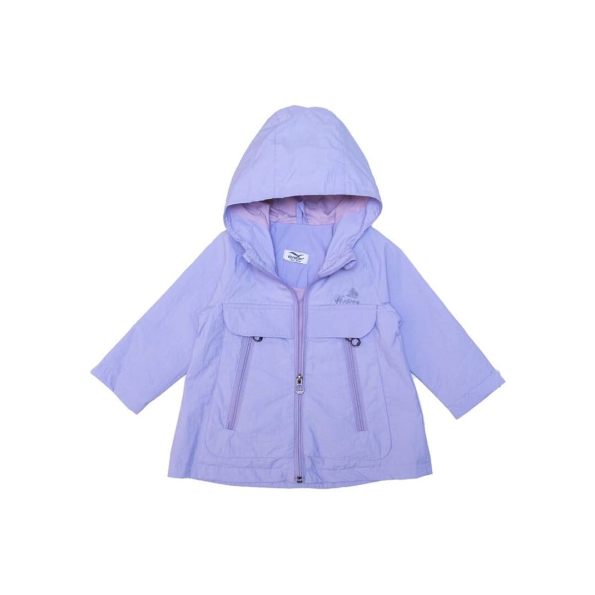 Girls' Lightweight Hooded Jacket 1-5 Years - Lilac - Verscon - by Peralane