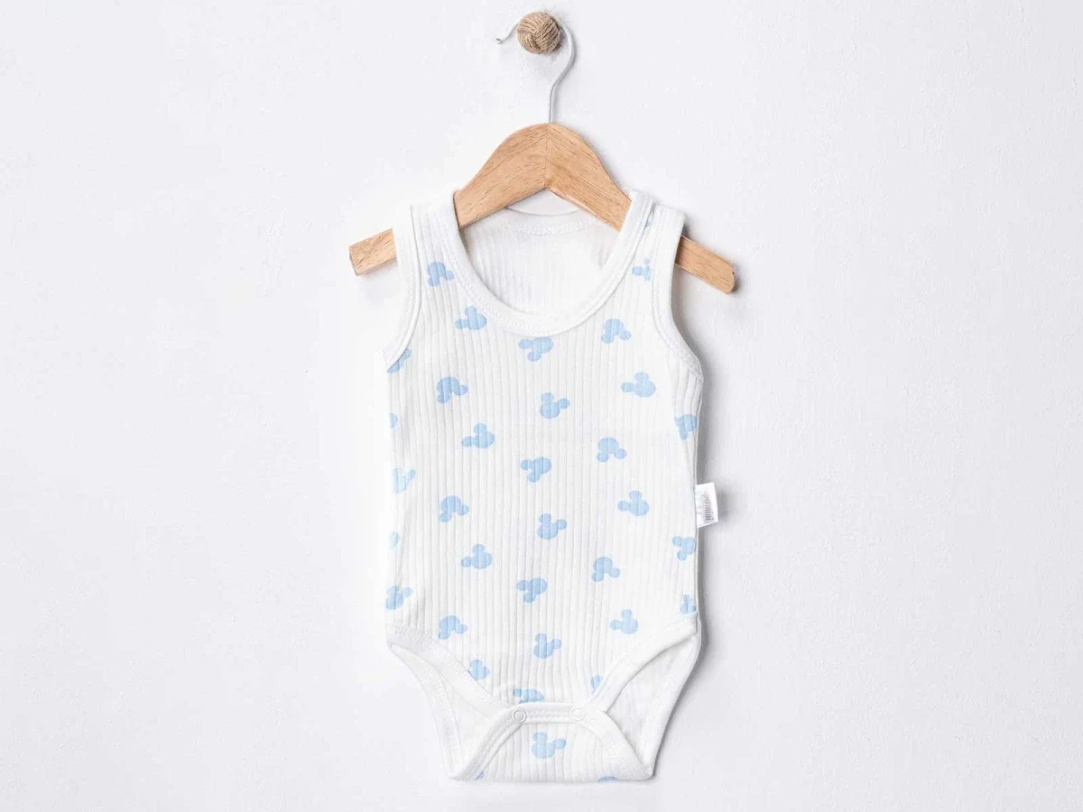 Mikili Patterned Baby Snap Bodysuit - Supermini - by Peralane