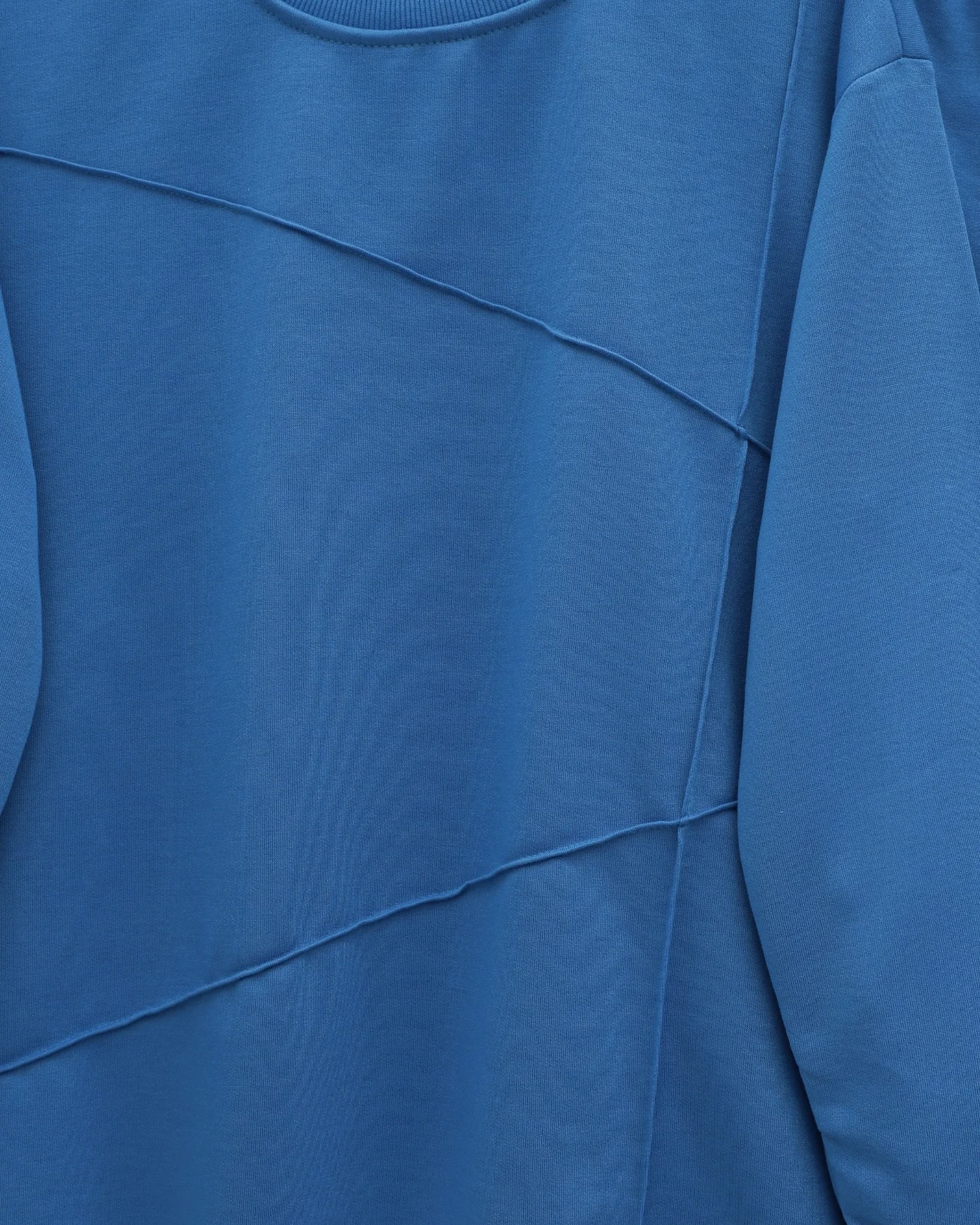 Two-Drawstring Paneled Lounge Set with Trousers - Blue - Podyumplus - by Peralane - photo 3