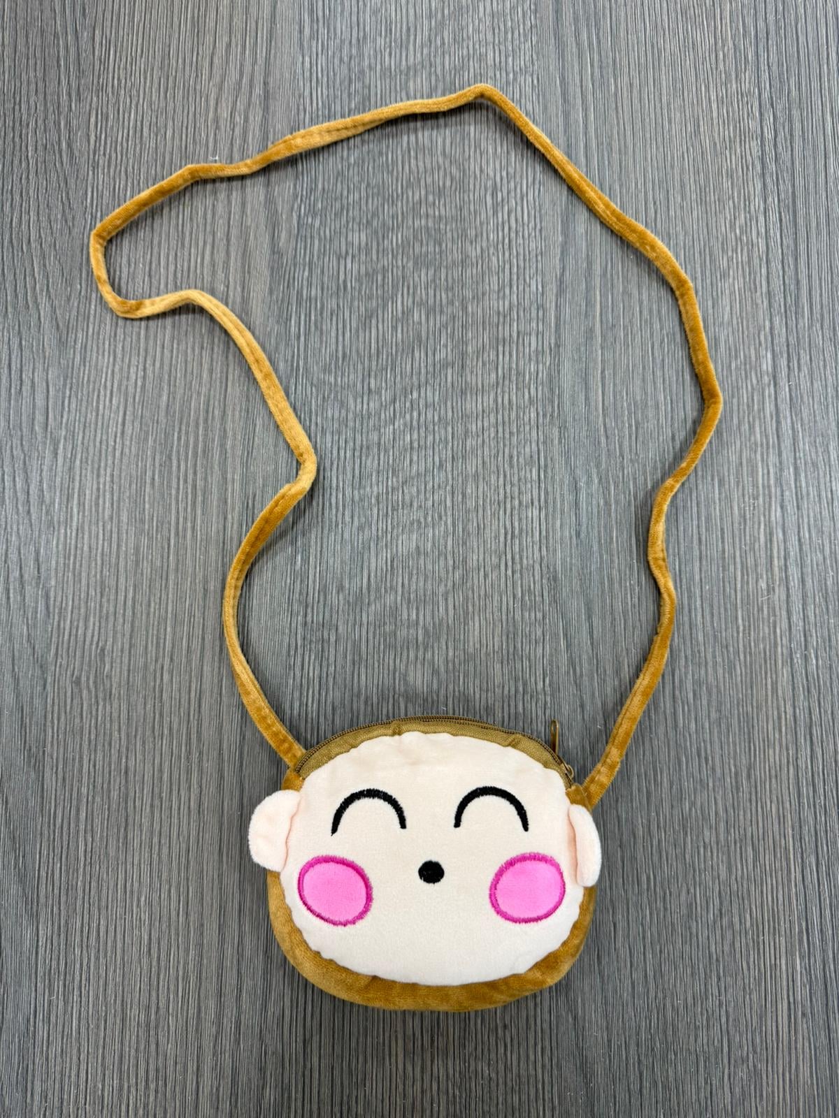 Ecru Kids Monkey Face Plush Shoulder Bag - Nesvay - by Peralane - photo 3