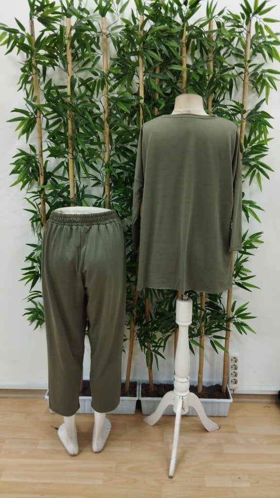 Women's Two-Piece Loungewear Set with Drawstring Trousers - Janes - by Peralane - photo 6