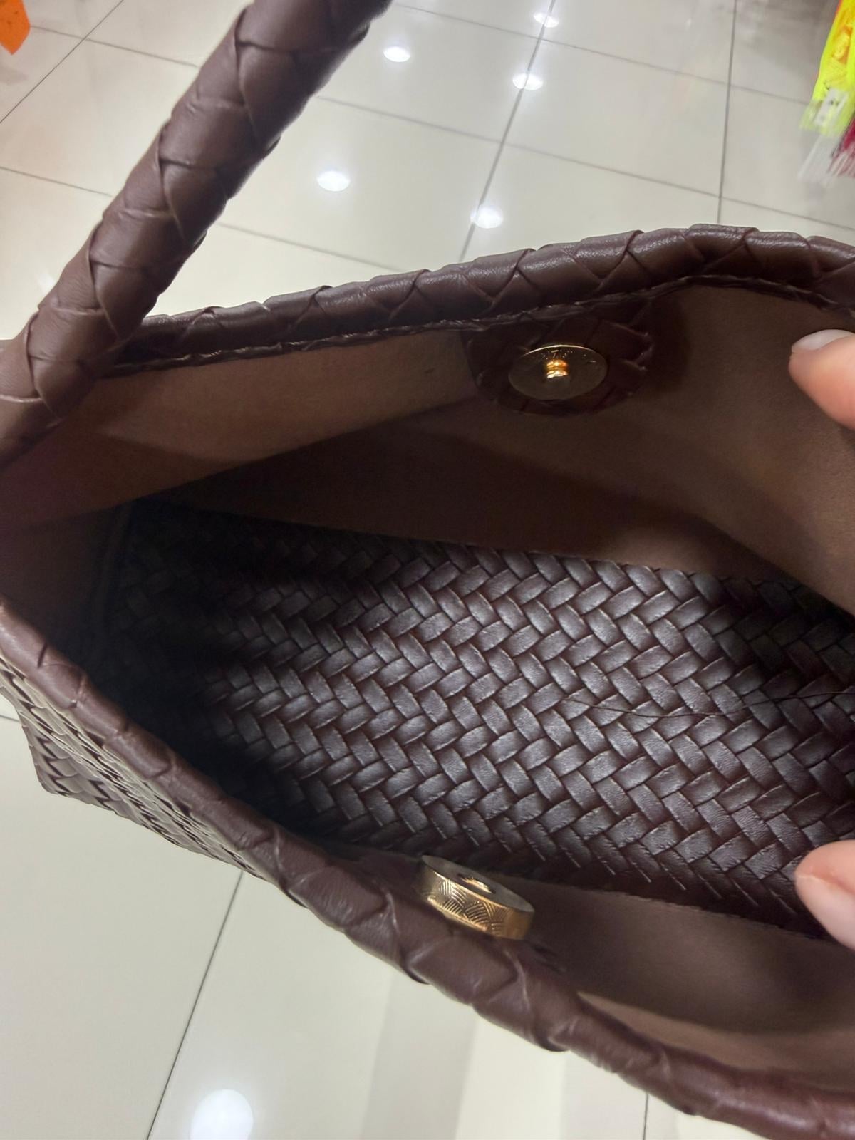 NWC-1114 Brown Woven 2-Piece Bag Set - Nesvay - by Peralane - photo 5