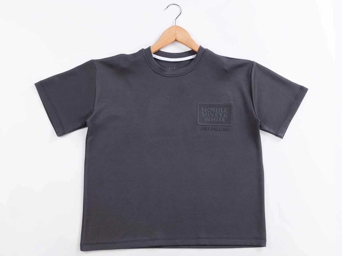 Just Printed Boys' T-Shirt - Dark Grey (Pack of 4) - Civilti - by Peralane