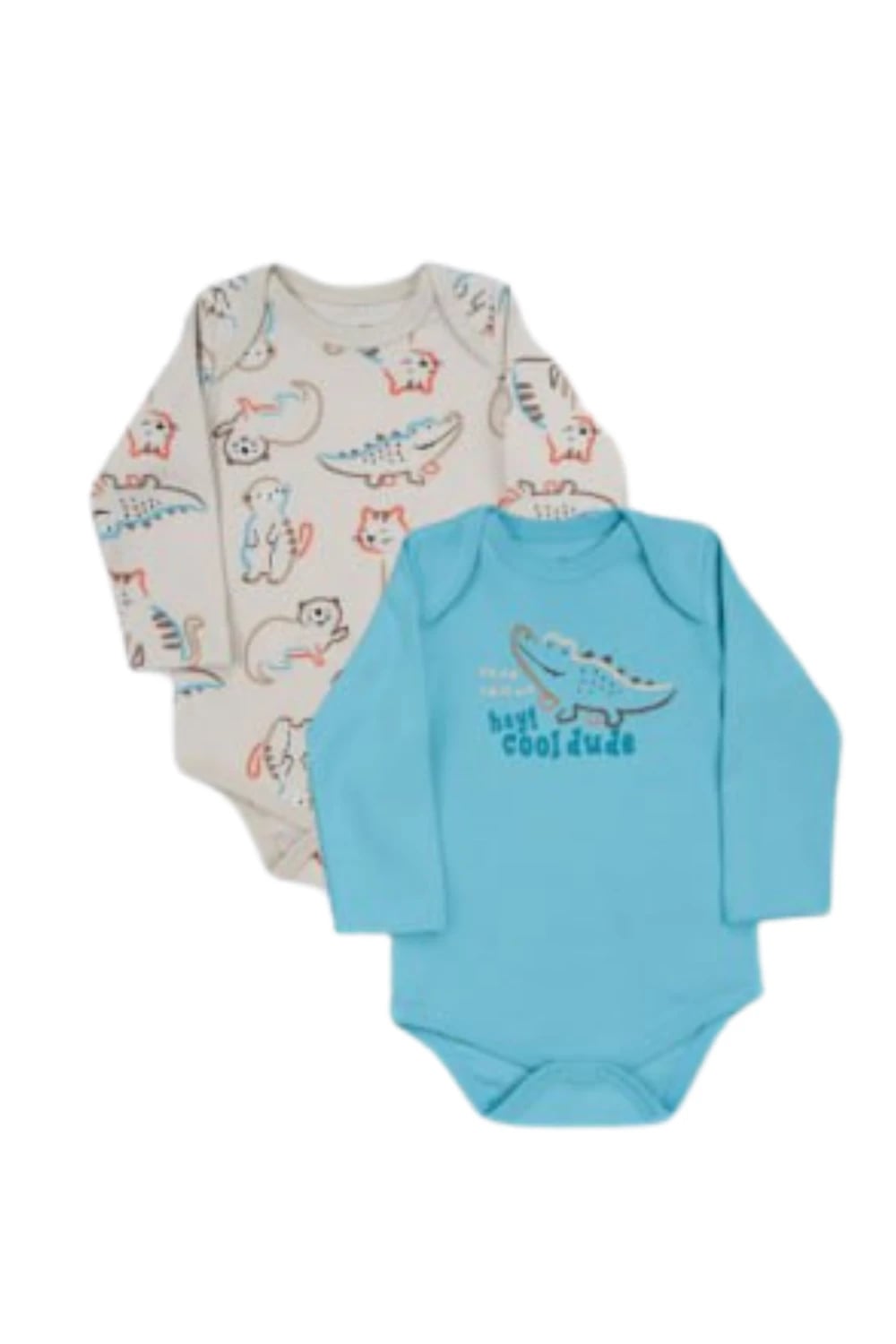 Baby Boy 2-Piece Bodysuit Set 3-18 Months - 18498 - Miniworld - by Peralane