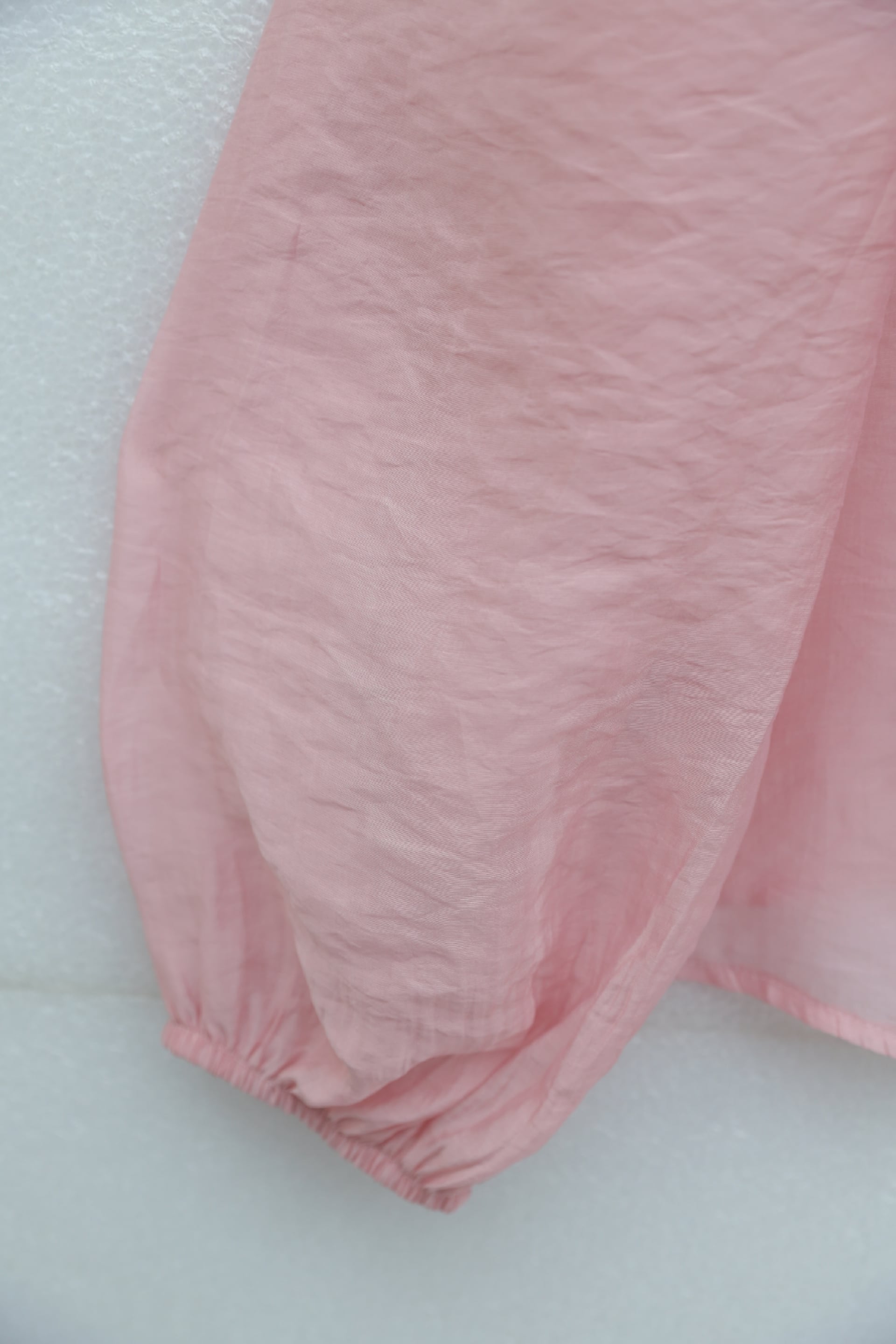 Ruffled Front Blouse and A-Line Skirt Two-Piece Set in Powder Pink - Podyumplus - by Peralane - photo 5