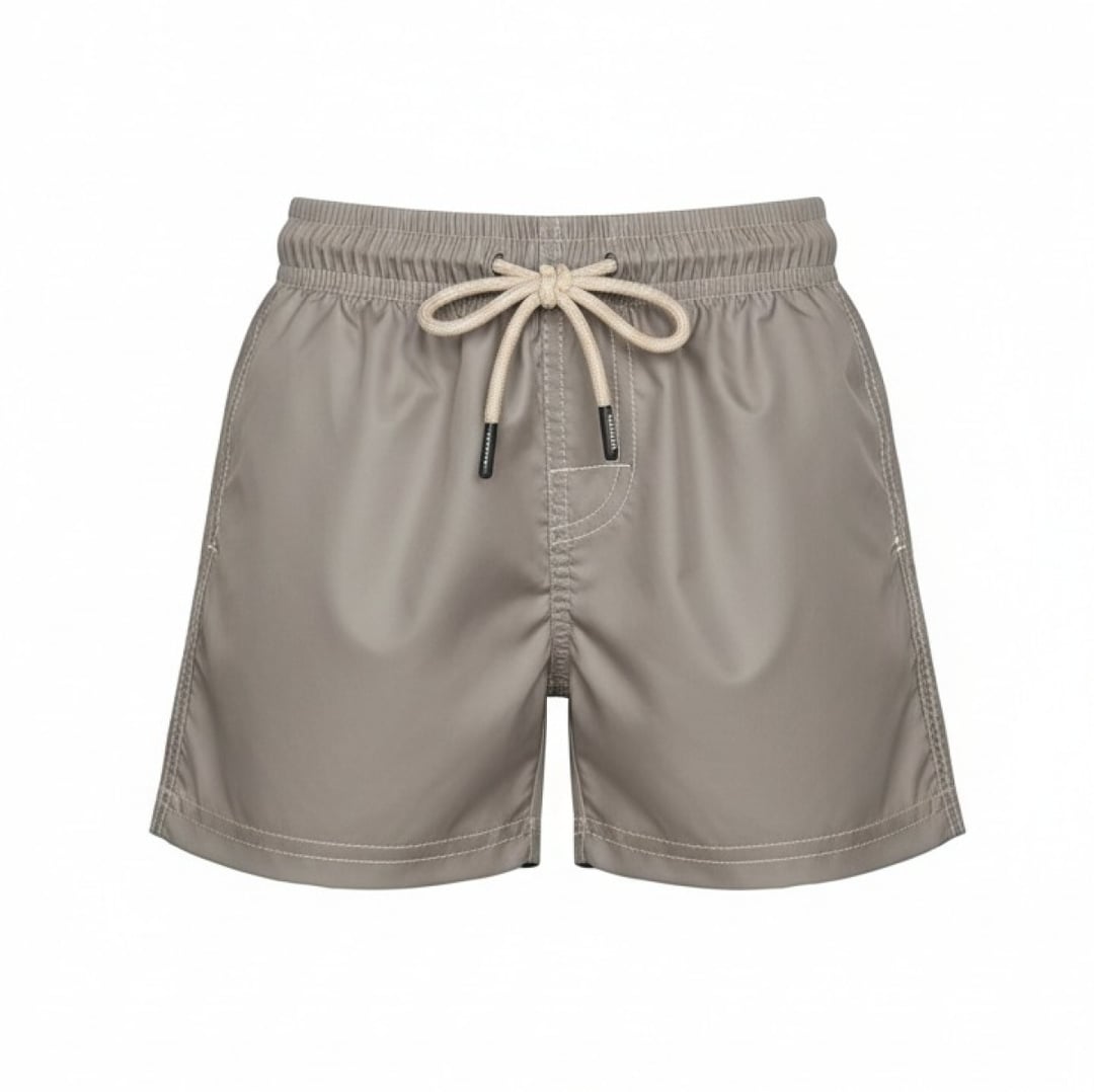 Kids Swim Shorts 3-8Y Dark Beige - Verscon - by Peralane