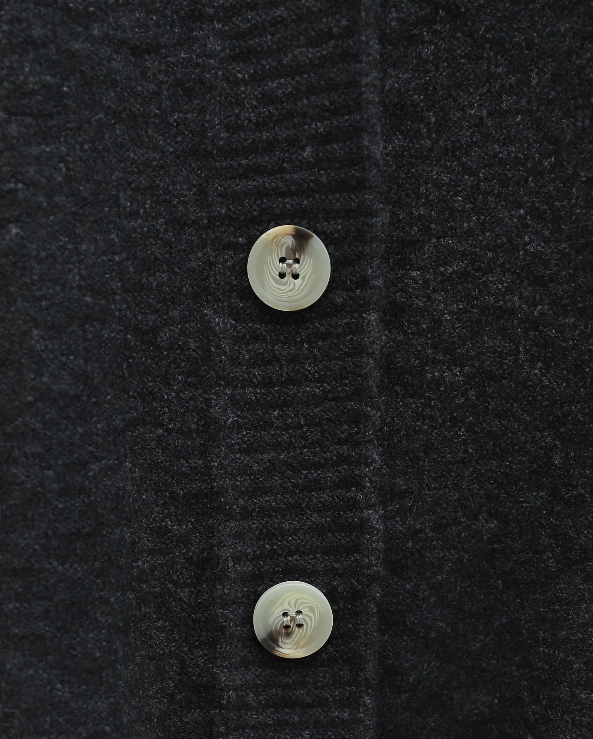 V-Neck Button-Front Loose Knit Cardigan - Anthracite - Podyumplus - by Peralane - photo 8