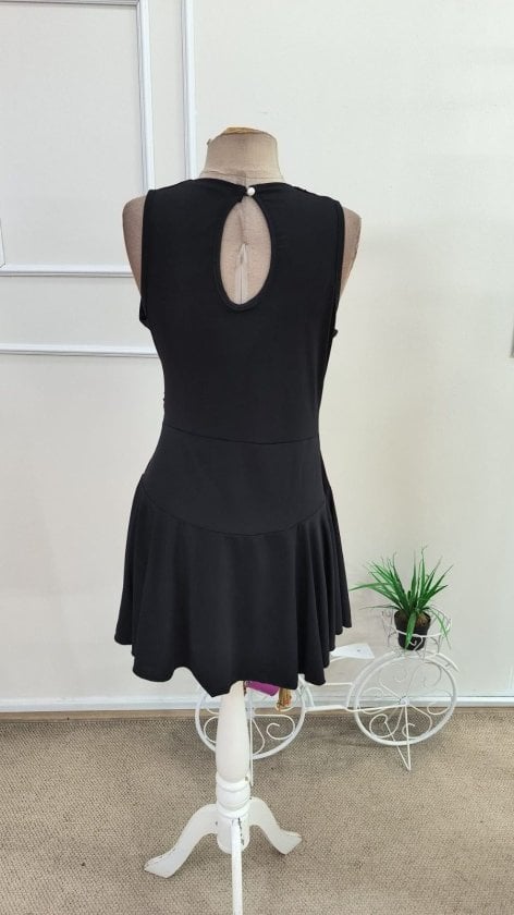 Women's Sleeveless Mock Neck Short Sandy Dress - Janes - by Peralane - photo 7