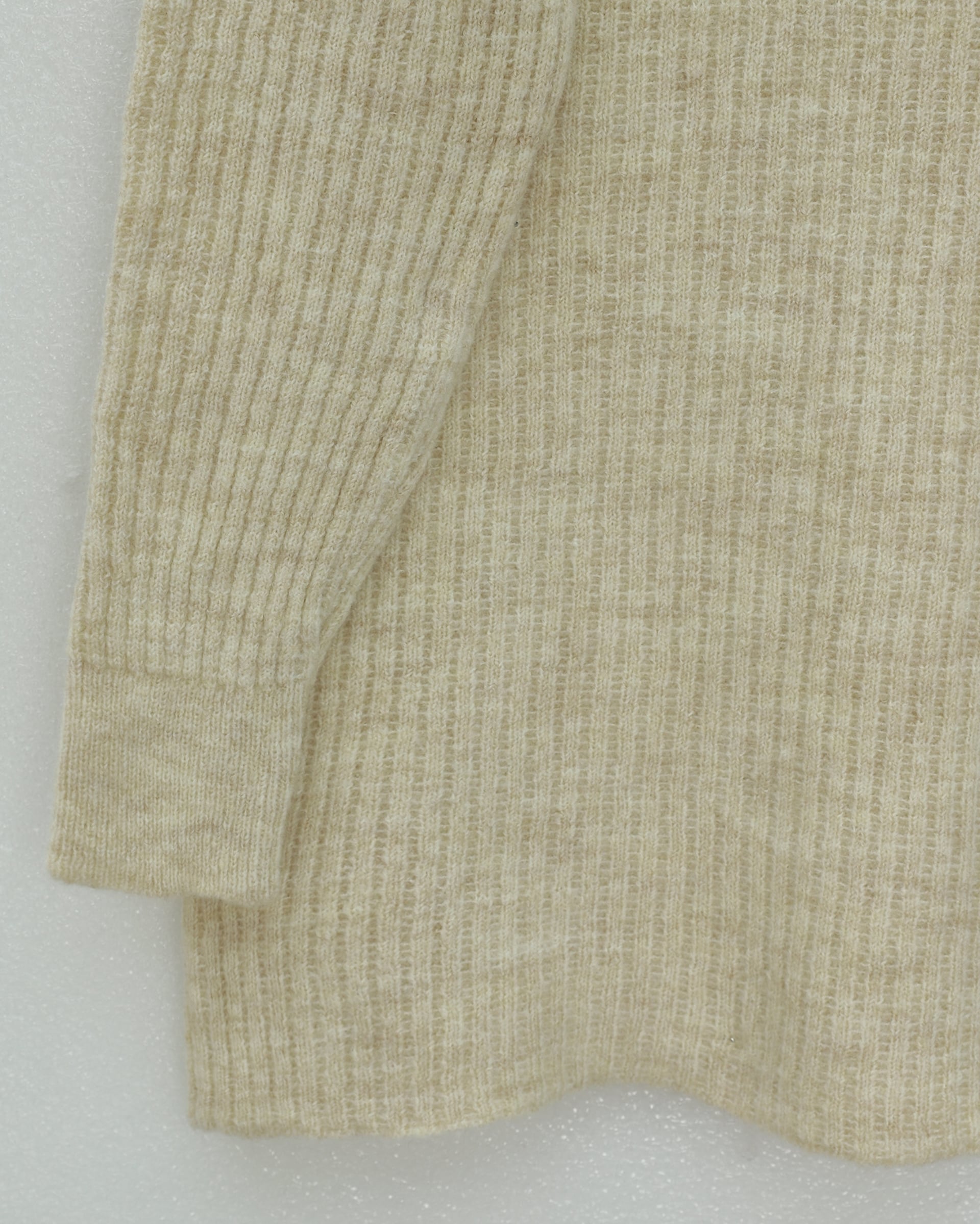 Ribbed Long Tunic Sweater - Beige - Podyumplus - by Peralane - photo 6
