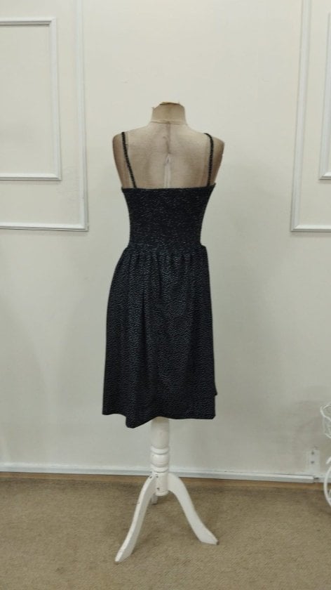 Women's Sleeveless Polka Dot Dress with Spaghetti Straps - Janes - by Peralane - photo 7
