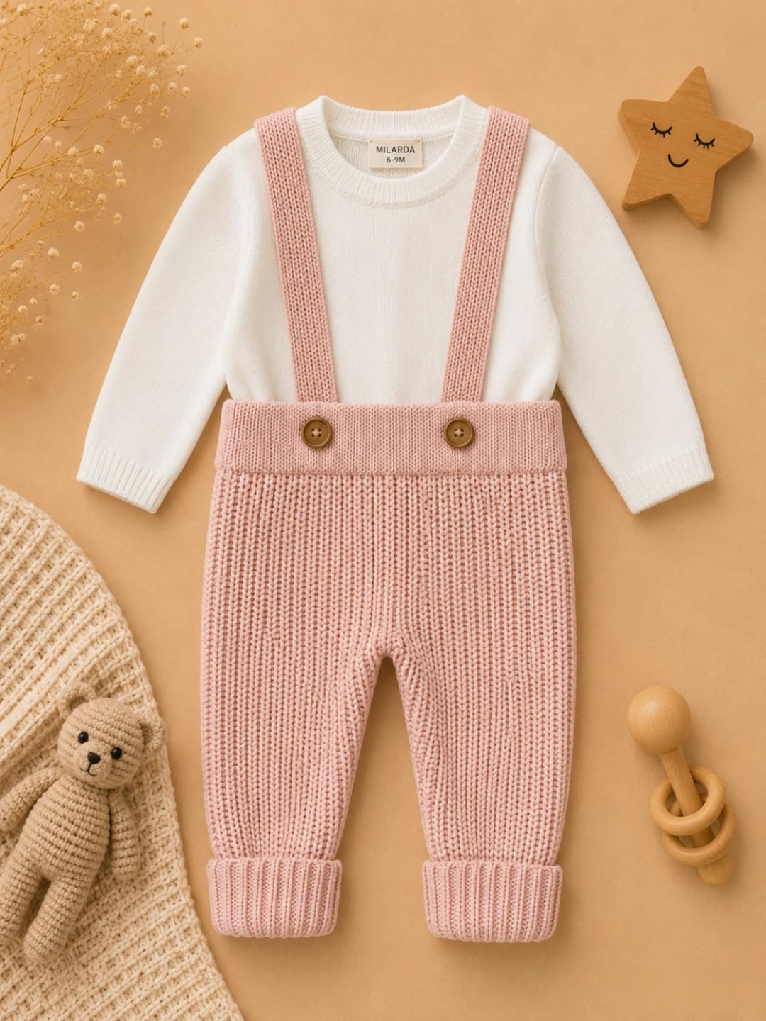 2-Piece Knitted Baby Set - 1183 - Has Bereket - by Peralane