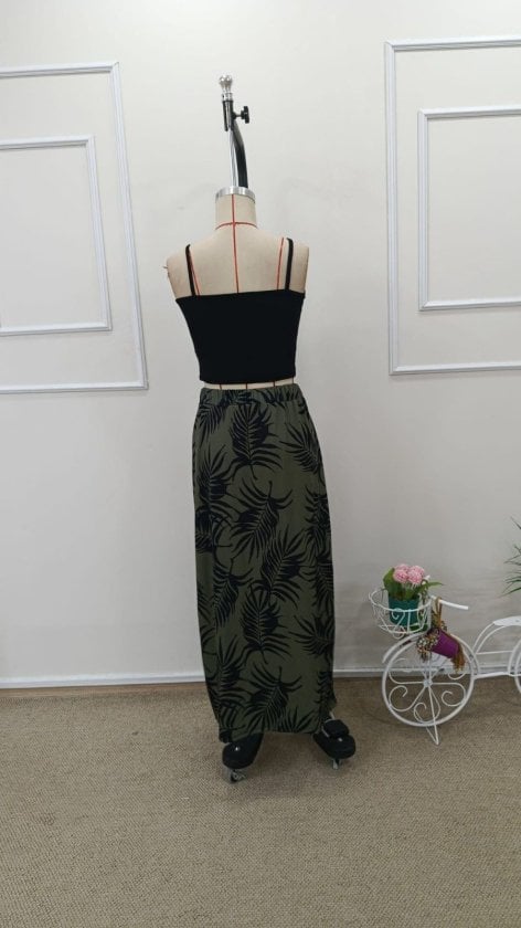 Women's Spaghetti Strap Crop Top and High-Waisted Wide-Leg Trousers Two-Piece Set - Janes - by Peralane - photo 8