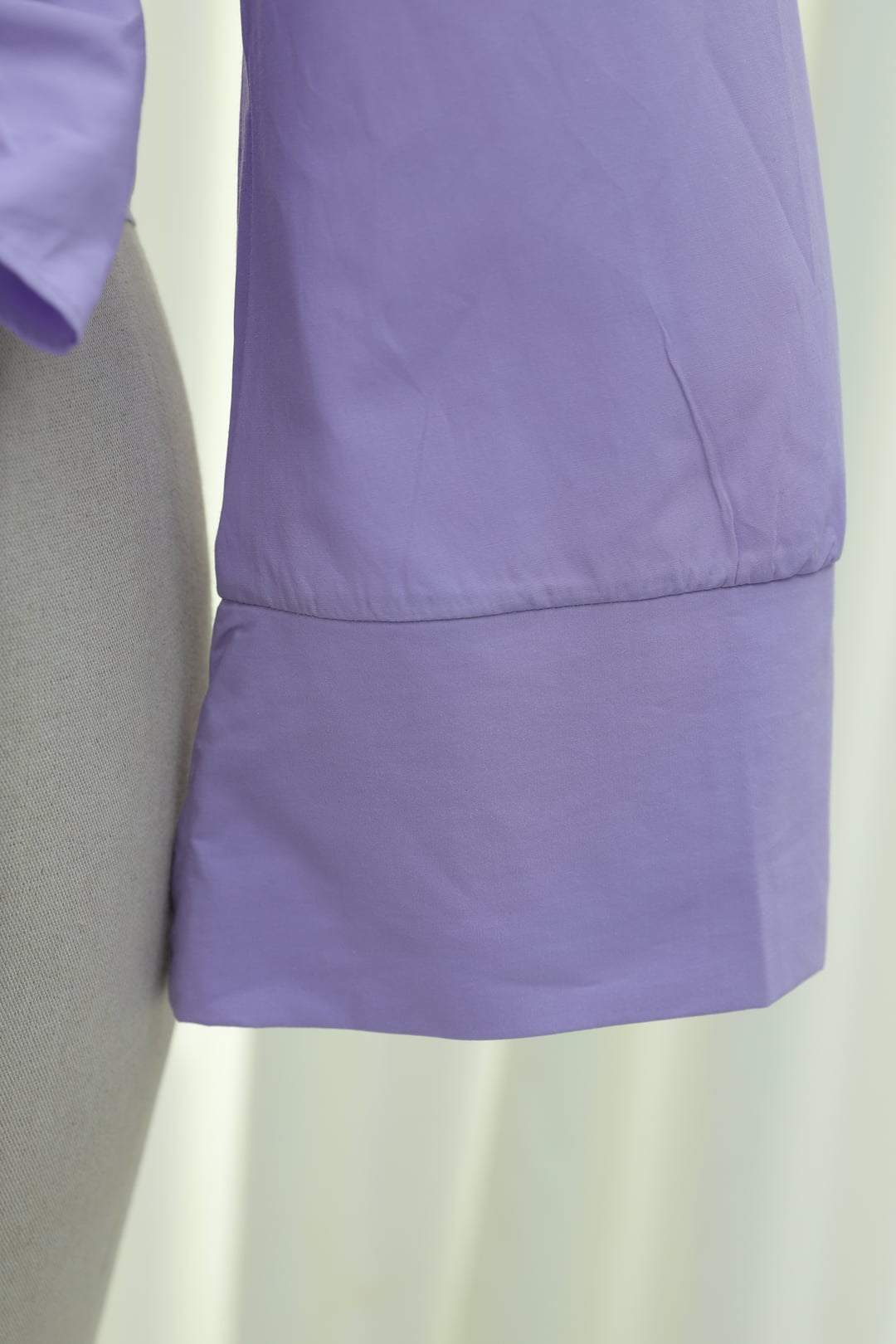 Side-Tied Spanish Sleeve Buttoned Blouse - Lavender - Podyumplus - by Peralane - photo 8
