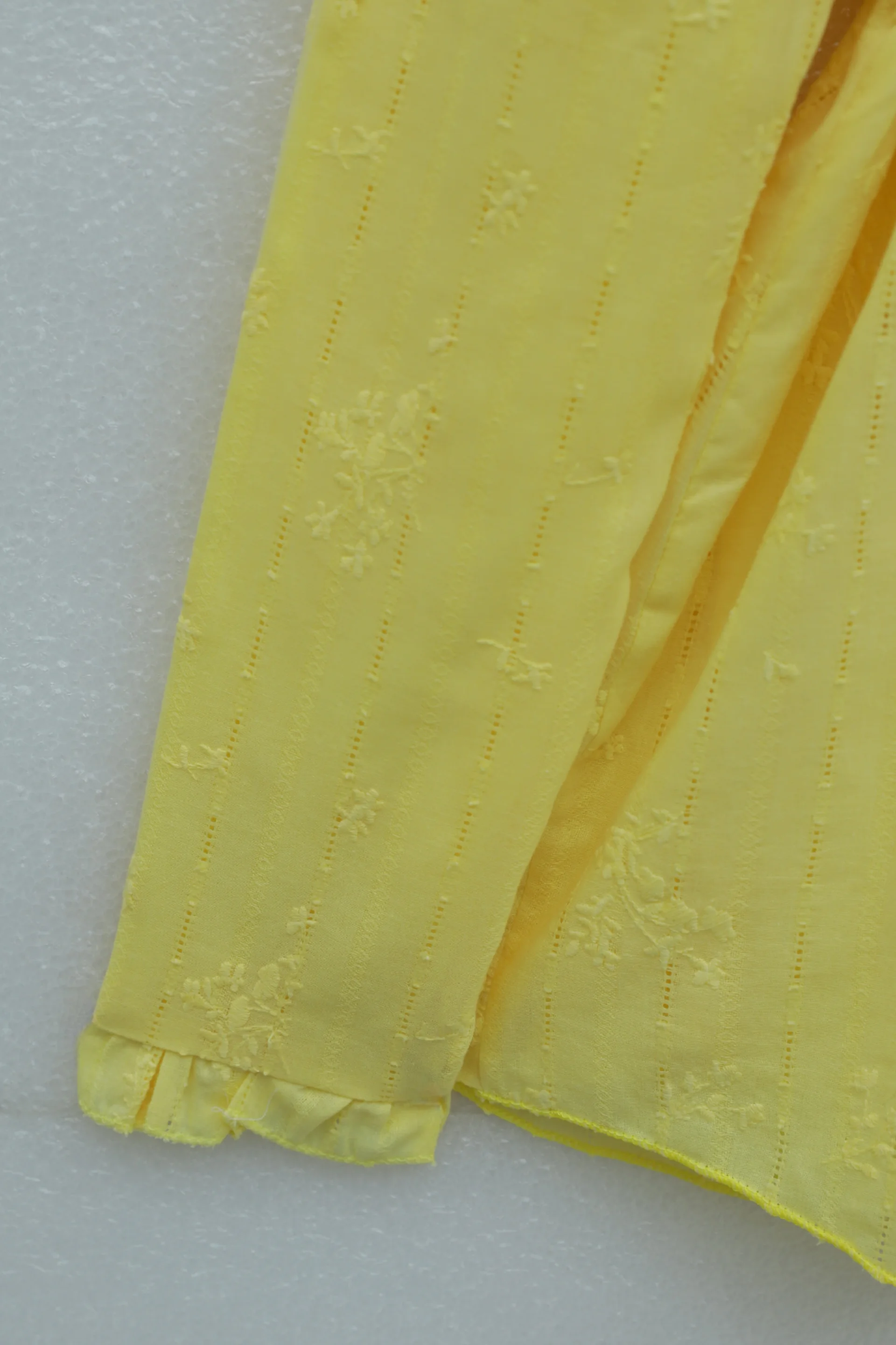 Yellow Modest Co-ord Set with Ruffled Collar and Maxi Skirt - Podyumplus - by Peralane - photo 9