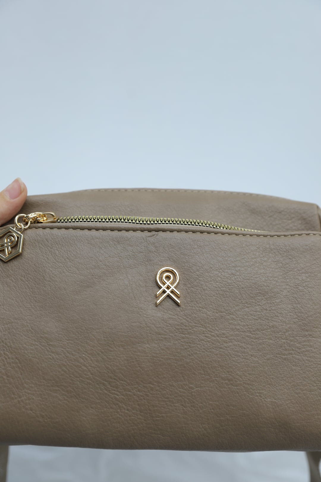 Zip Crossbody Bag - Light Brown - Podyumplus - by Peralane - photo 4