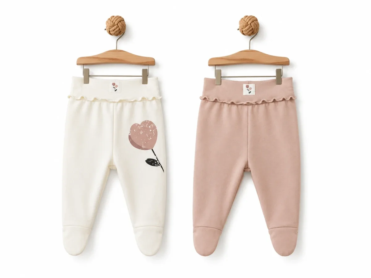 2 Pack Footed Pants - CSY3075 - Babycosy - by Peralane