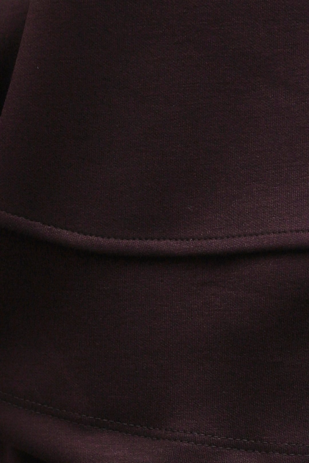 Burgundy Batwing Sleeve Crew Neck Skirt Set - Podyumplus - by Peralane - photo 7