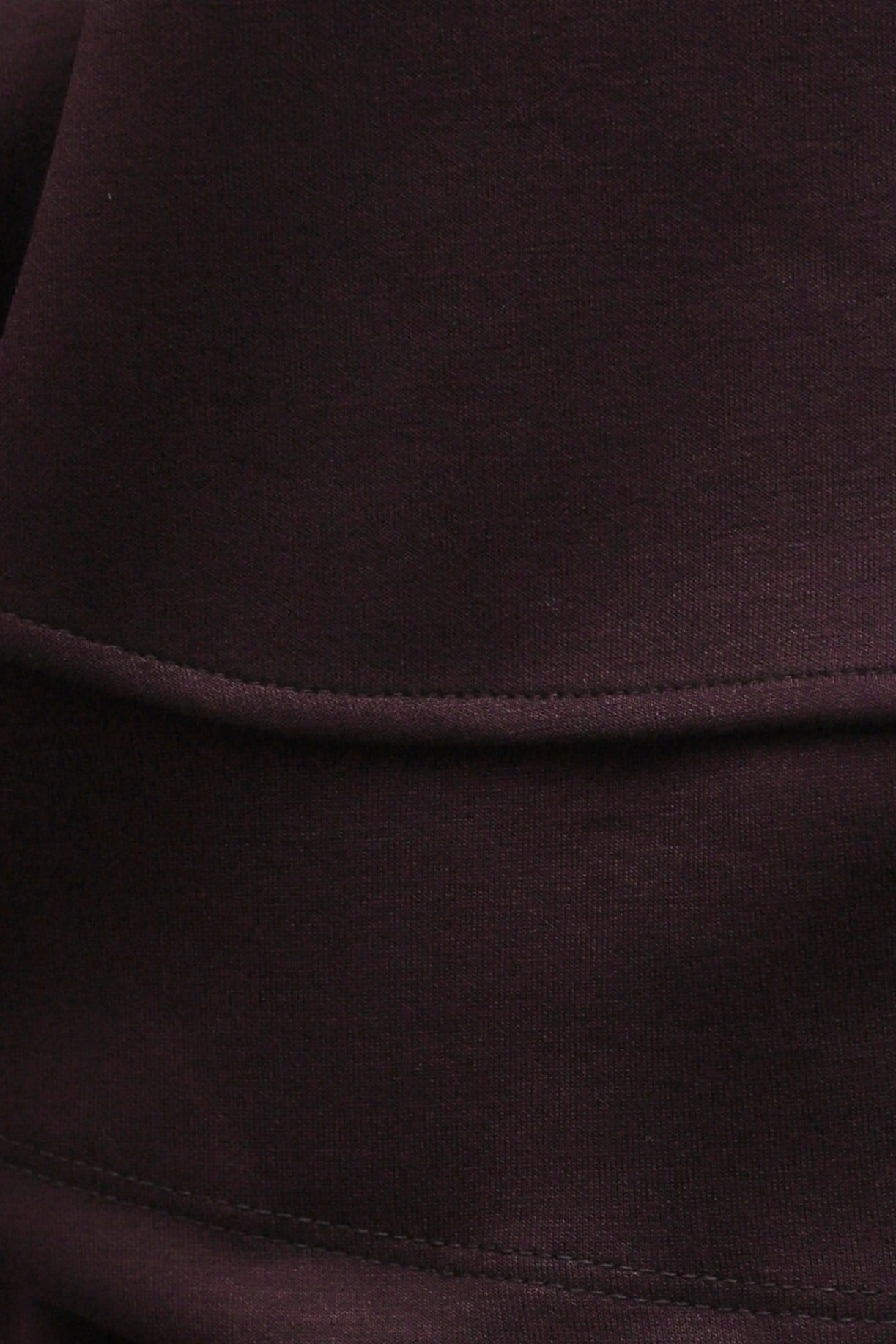 Burgundy Batwing Sleeve Crew Neck Skirt Set - Podyumplus - by Peralane - photo 7