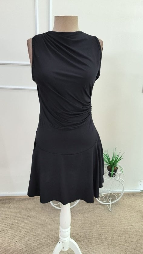 Women's Sleeveless Mock Neck Short Sandy Dress - Janes - by Peralane - photo 6