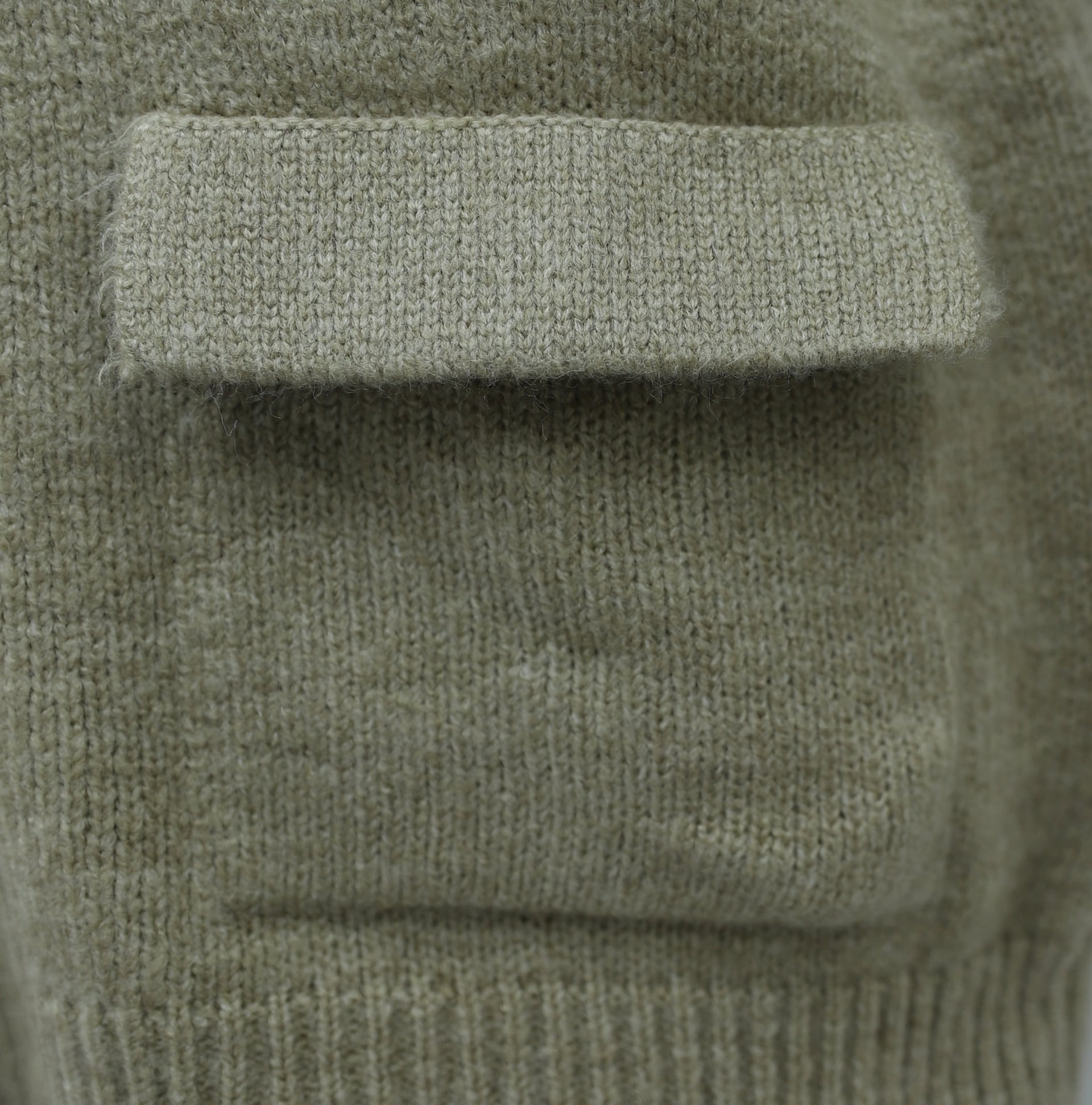 Beige Knit Cardigan with Mock Neck and Button Front for Women - Podyumplus - by Peralane - photo 7