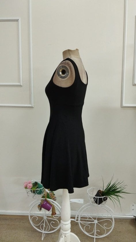 Women's Sleeveless Square Neck Short Modal Dress - Janes - by Peralane - photo 6