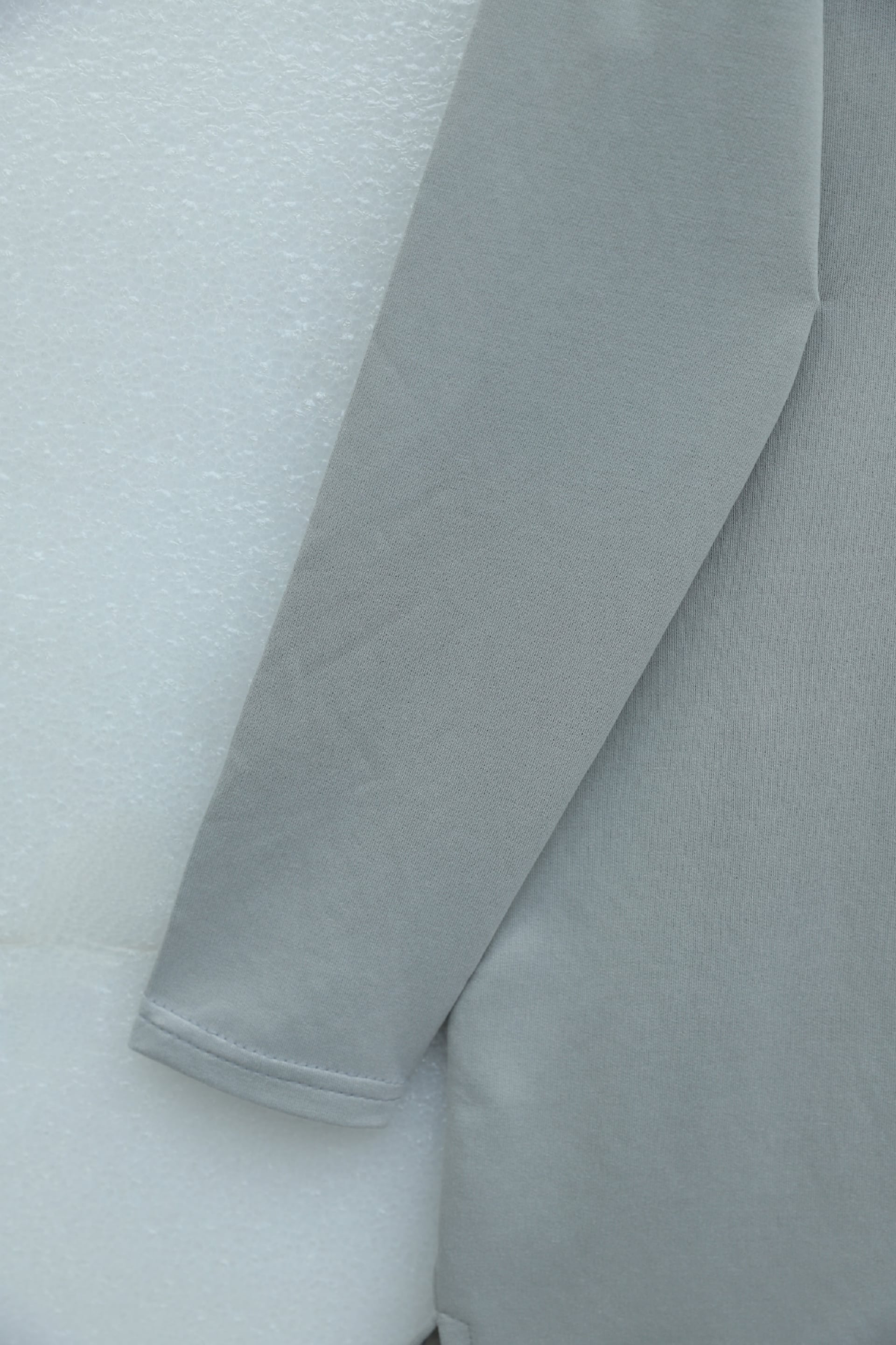 Grey Long-Sleeve Jersey Tunic with Floral Applique - Podyumplus - by Peralane - photo 7