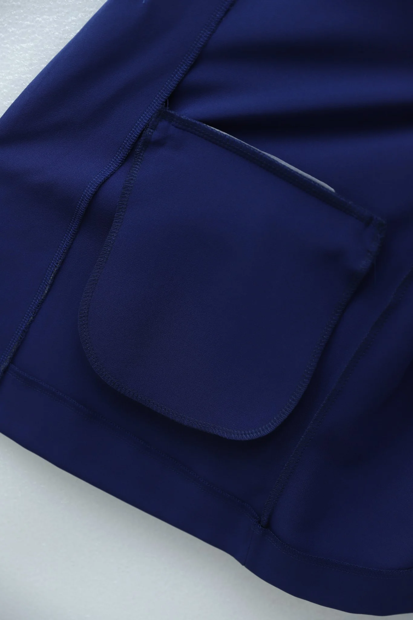 Navy Blue Single-Button Pocket Jacket for Women - Podyumplus - by Peralane - photo 7