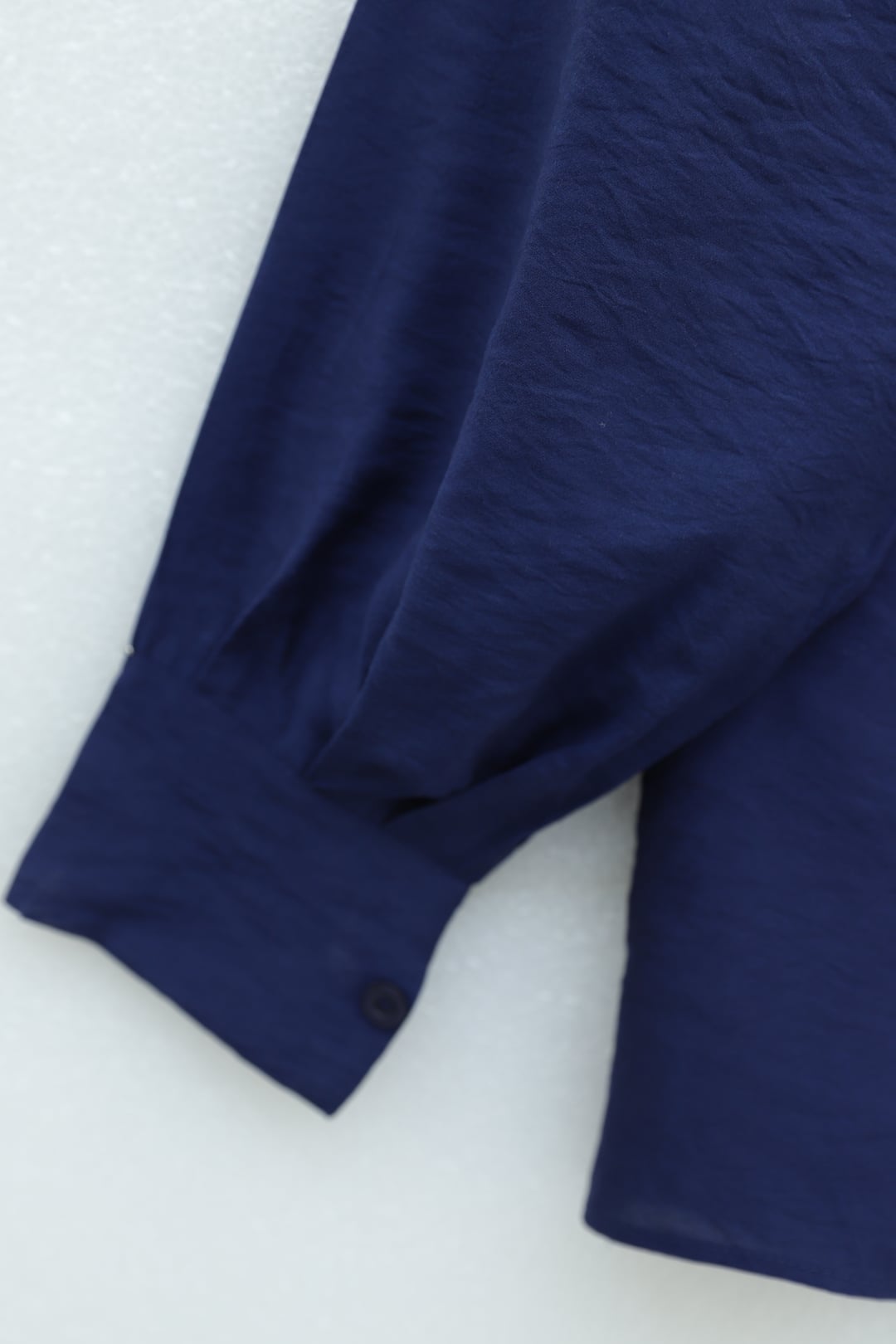 Modal Tunic with Floral Detail Belted Front in Navy - Podyumplus - by Peralane - photo 4