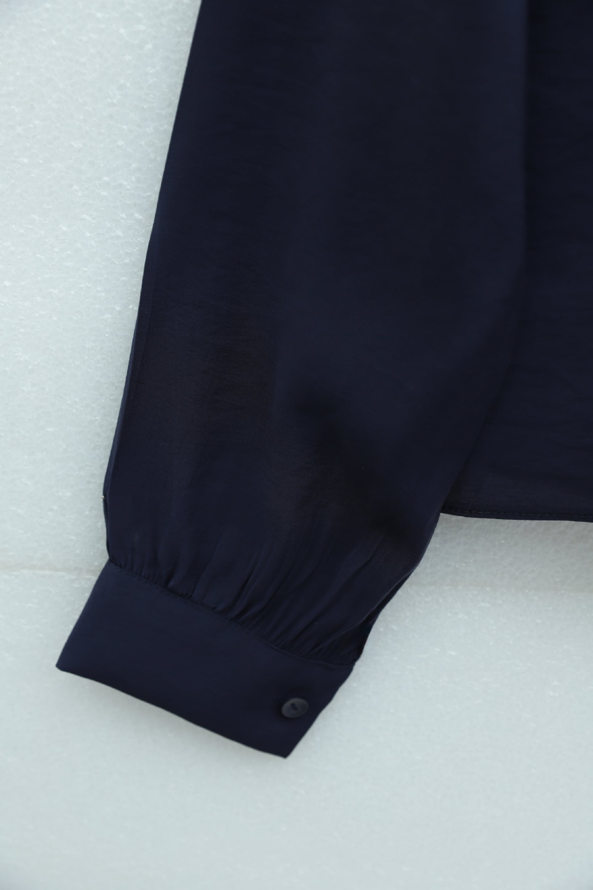 Navy Blue Modest Set with Tie-Front Top and A-Line Skirt - Podyumplus - by Peralane - photo 4