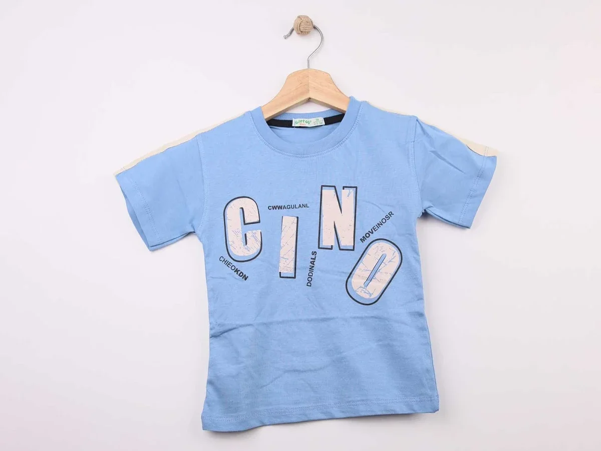 Cino Print Boys T-Shirt Pack of 5 - Bittos Kids - by Peralane