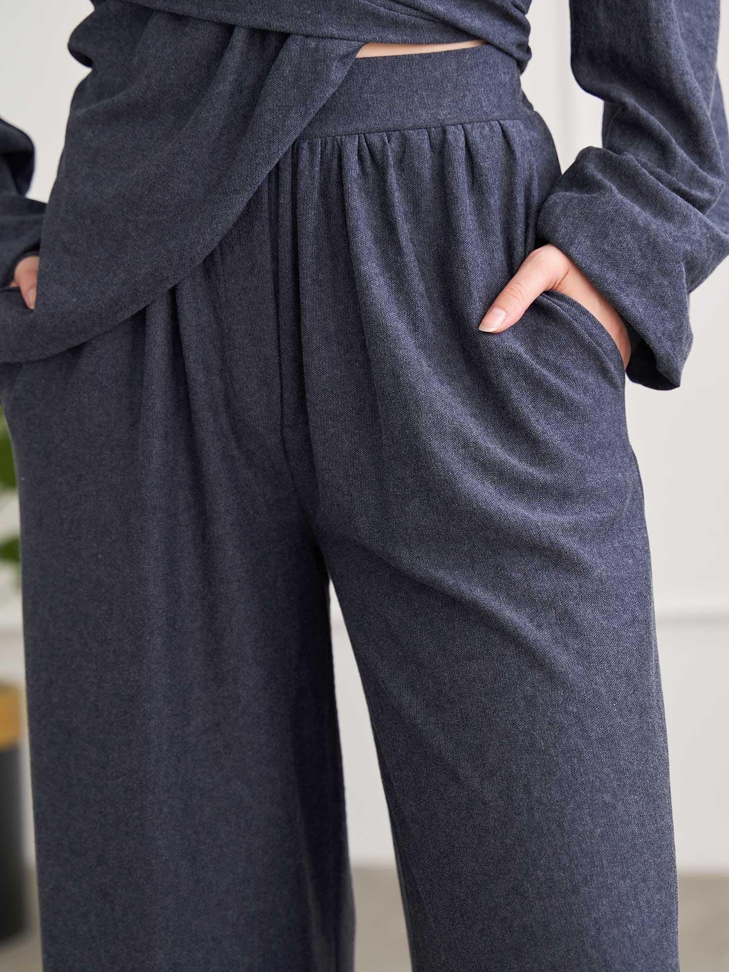 Asymmetric Drape Detail Vintage Lounge Set - Lefon - by Peralane - photo 6