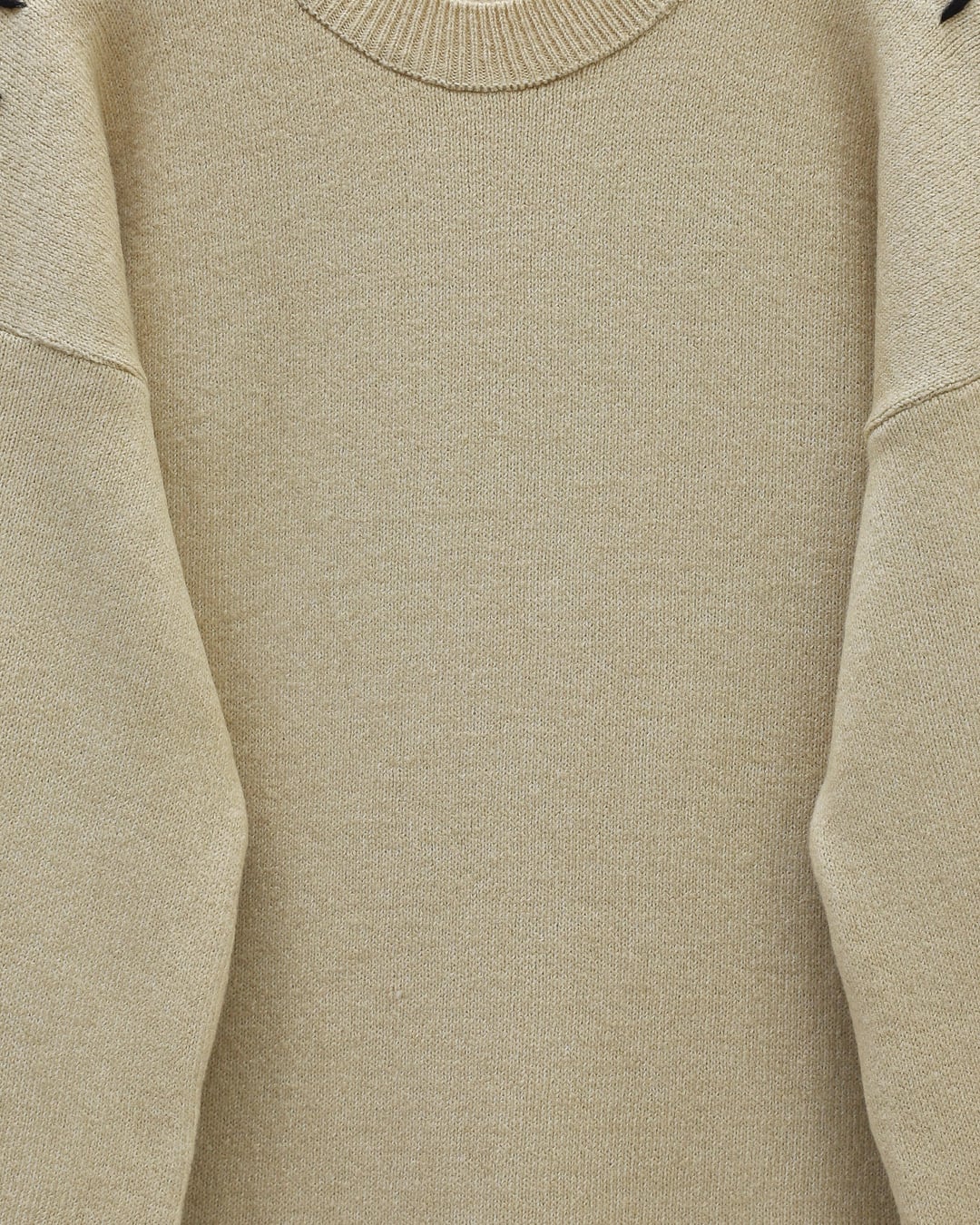 Striped Soft Knit Tunic with Thread Detail Sleeves - Mink - Podyumplus - by Peralane - photo 4