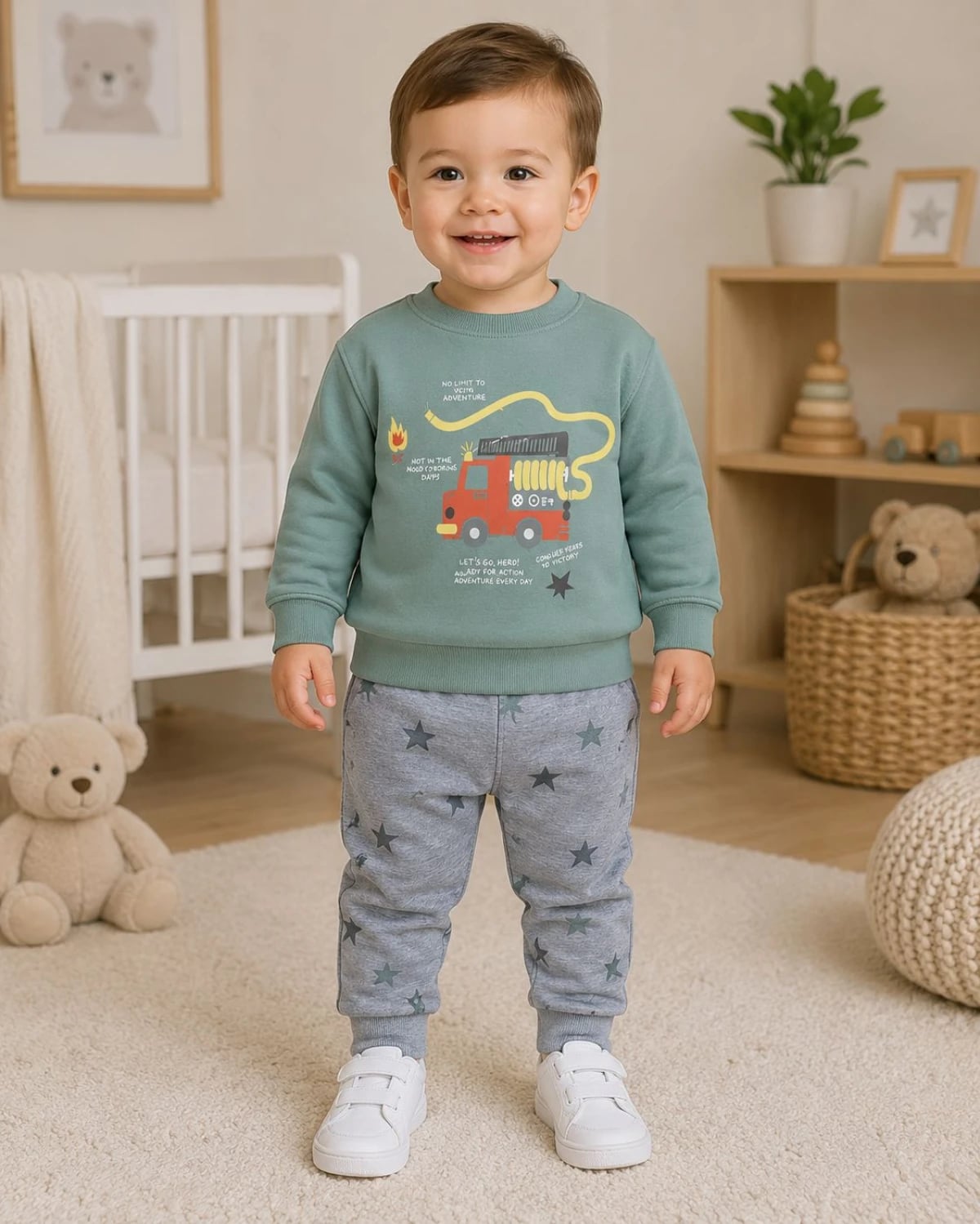 2-Piece Baby Boy Outfit 3-12 Months - 1076 - Has Bereket - by Peralane