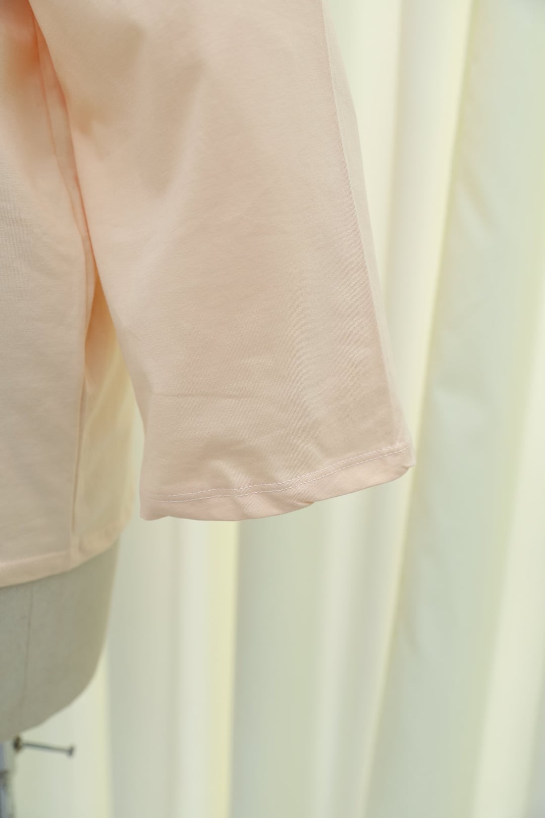 Round Neck Relaxed Knit Tunic - Salmon - Podyumplus - by Peralane - photo 11