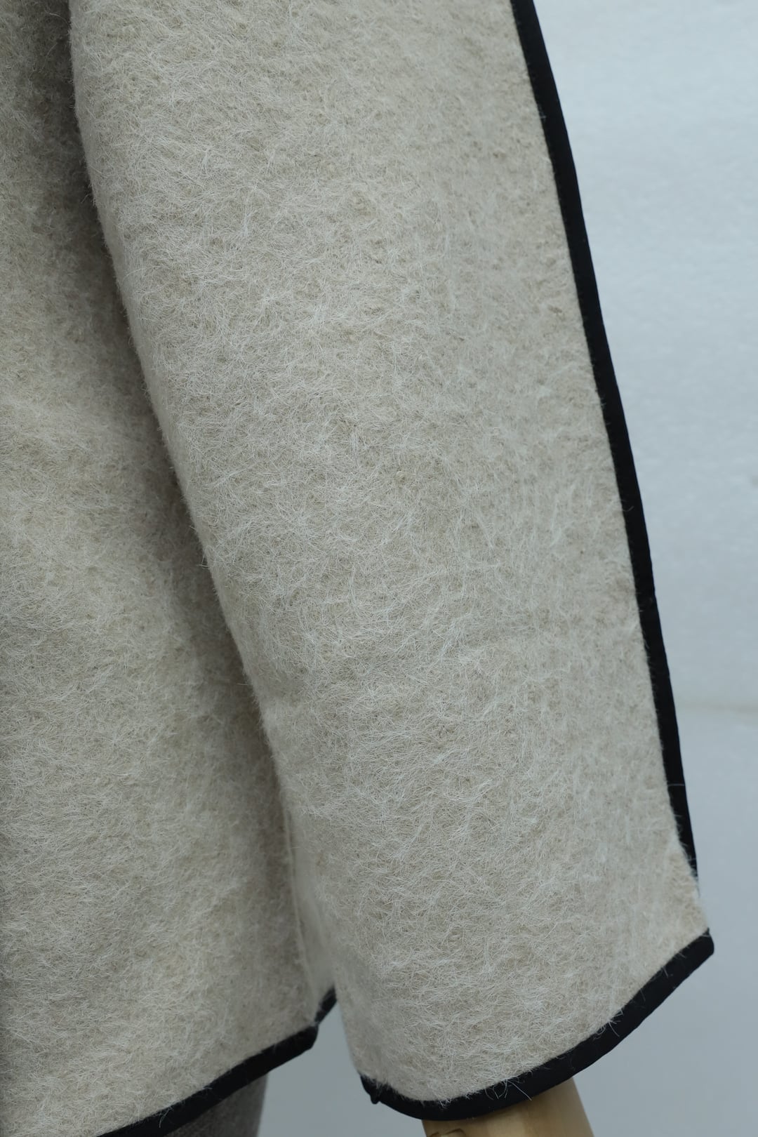 Asymmetric Front Closure Fringed Cardigan - Mink - Podyumplus - by Peralane - photo 4