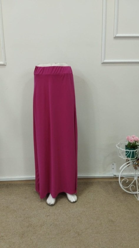 Women's High-Waist Side-Slit Long Sandy Skirt - Janes - by Peralane - photo 6