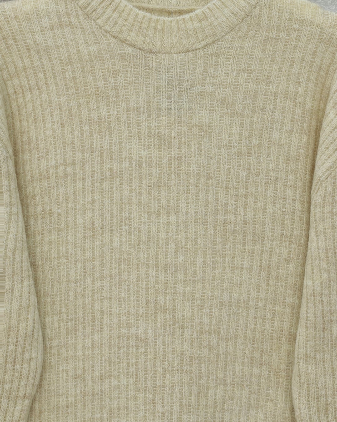 Ribbed Long Tunic Sweater - Beige - Podyumplus - by Peralane - photo 5